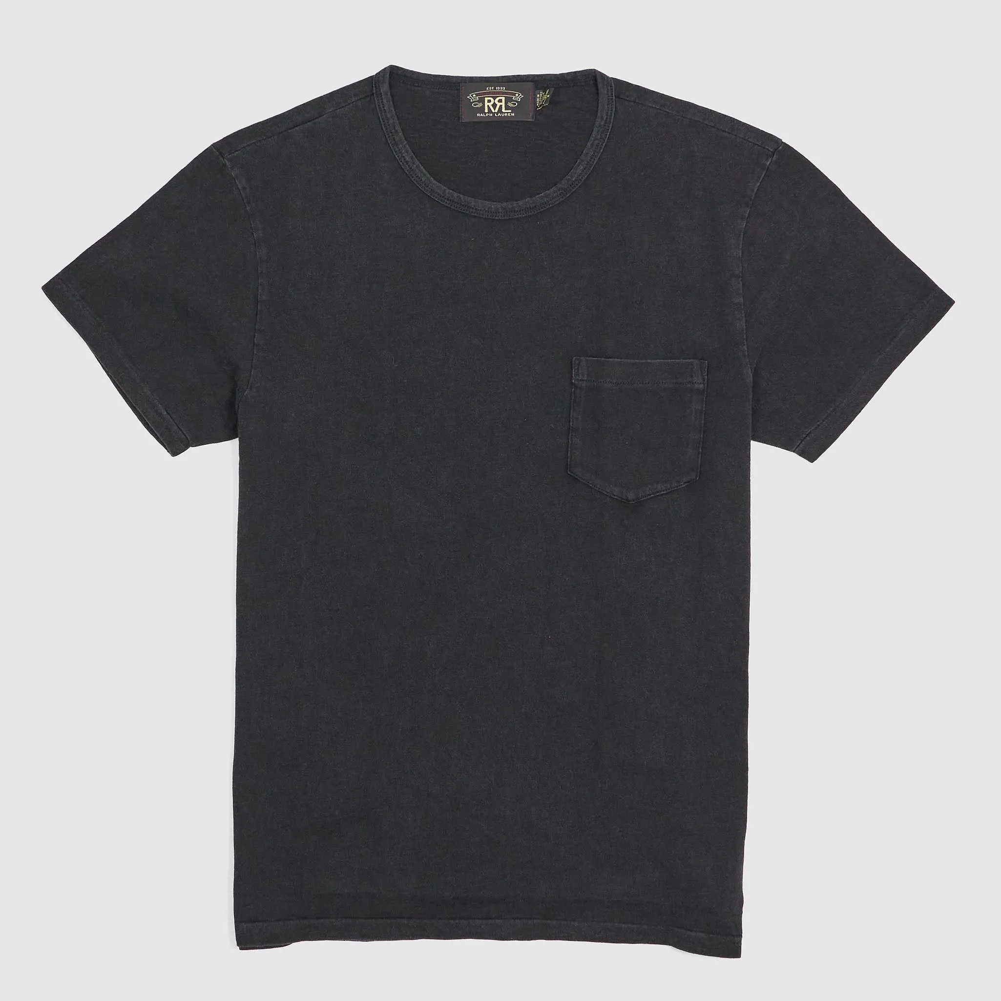 Double RL Indigo Crew Neck Pocket T-Shirt sold by DeeCee style