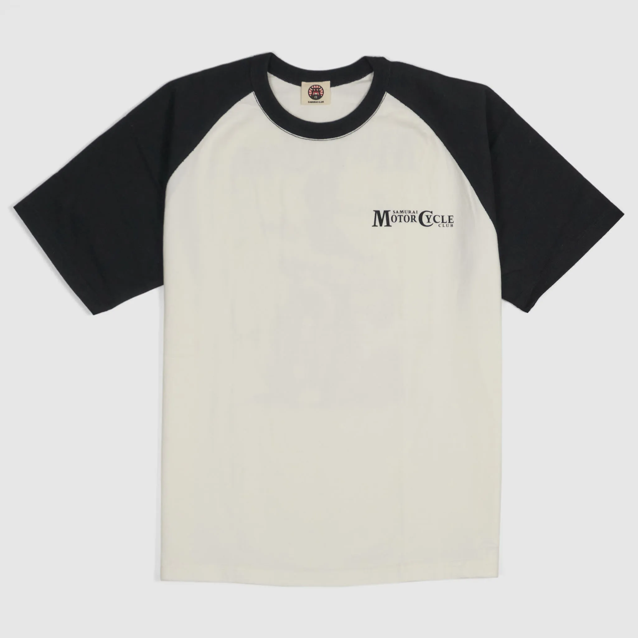 Samurai Jeans Crew Neck Raglan Motorcycle Club T-Shirt sold by DeeCee style