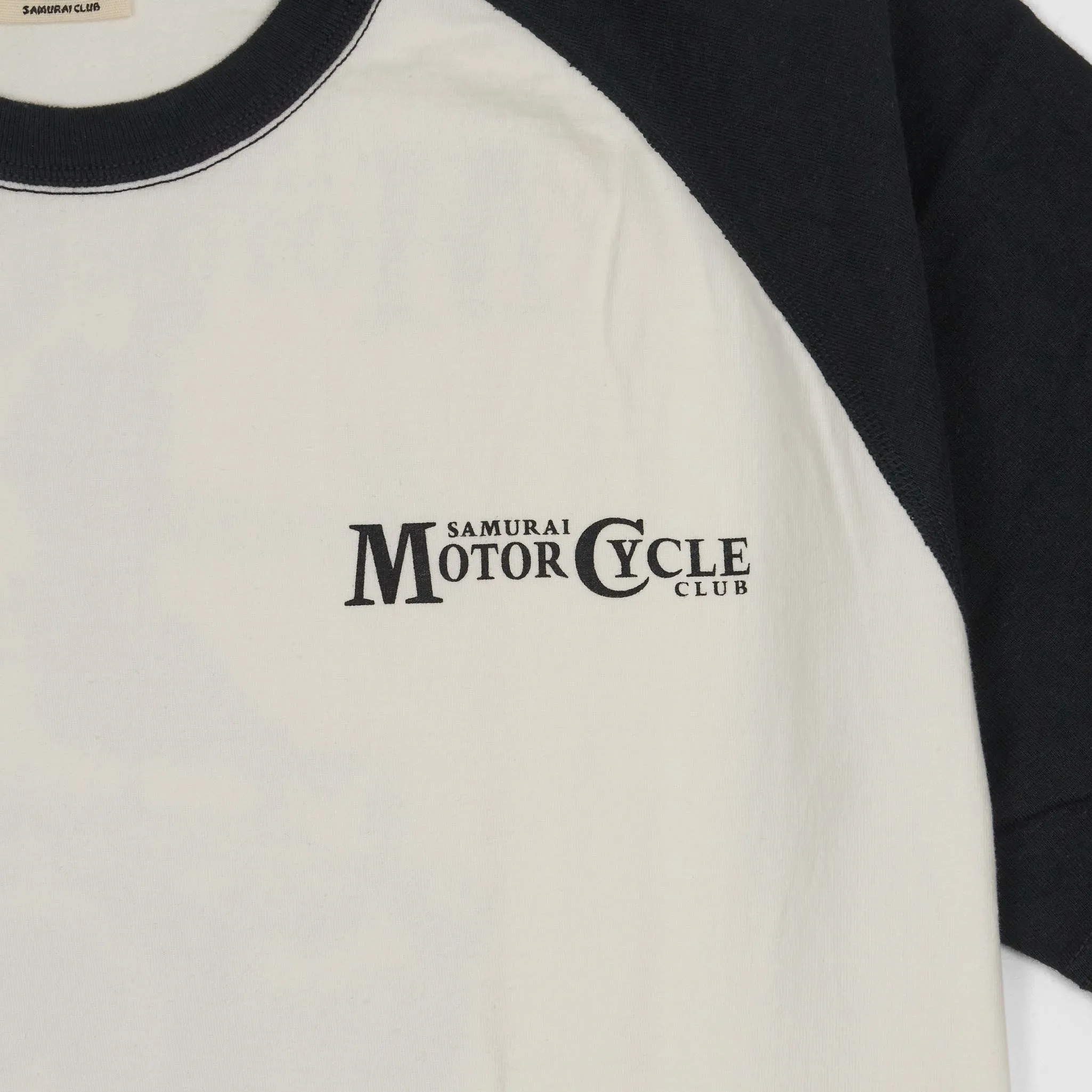 Samurai Jeans Crew Neck Raglan Motorcycle Club T-Shirt sold by DeeCee style product image thumbnail 4