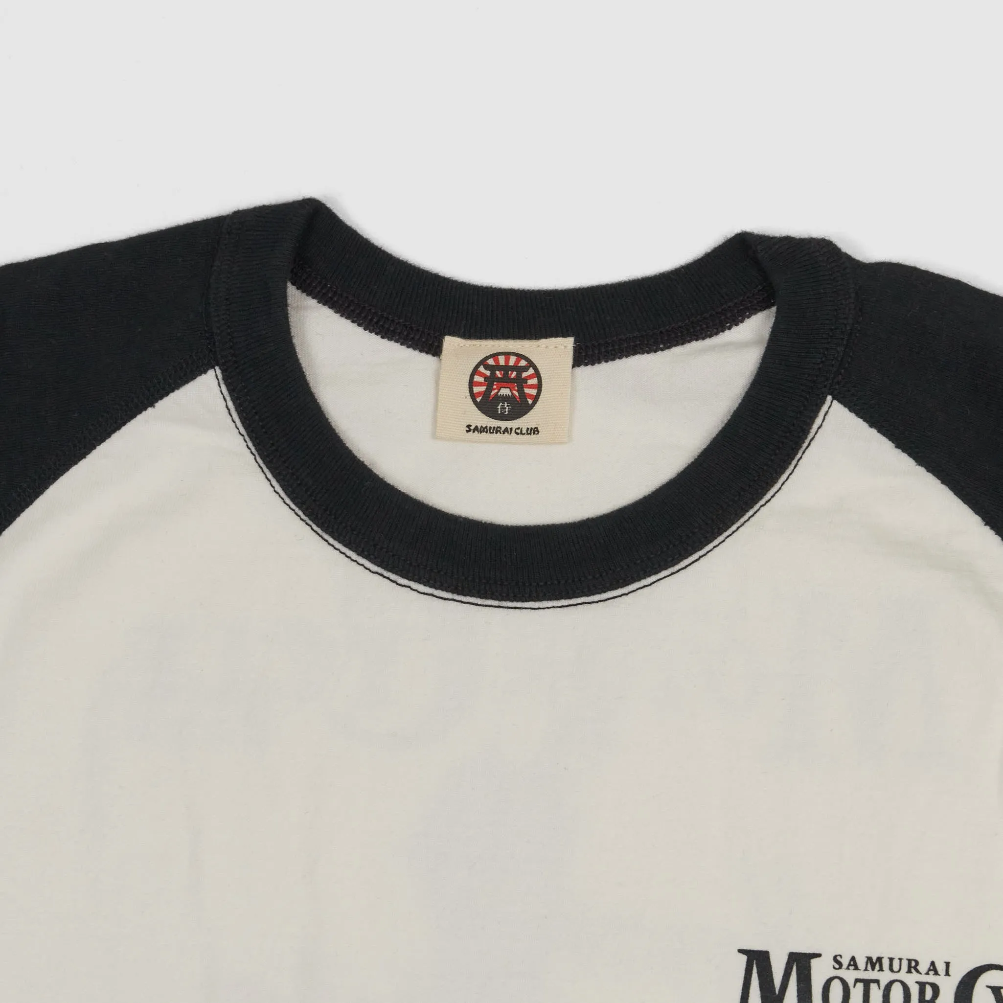 Samurai Jeans Crew Neck Raglan Motorcycle Club T-Shirt sold by DeeCee style product image thumbnail 5