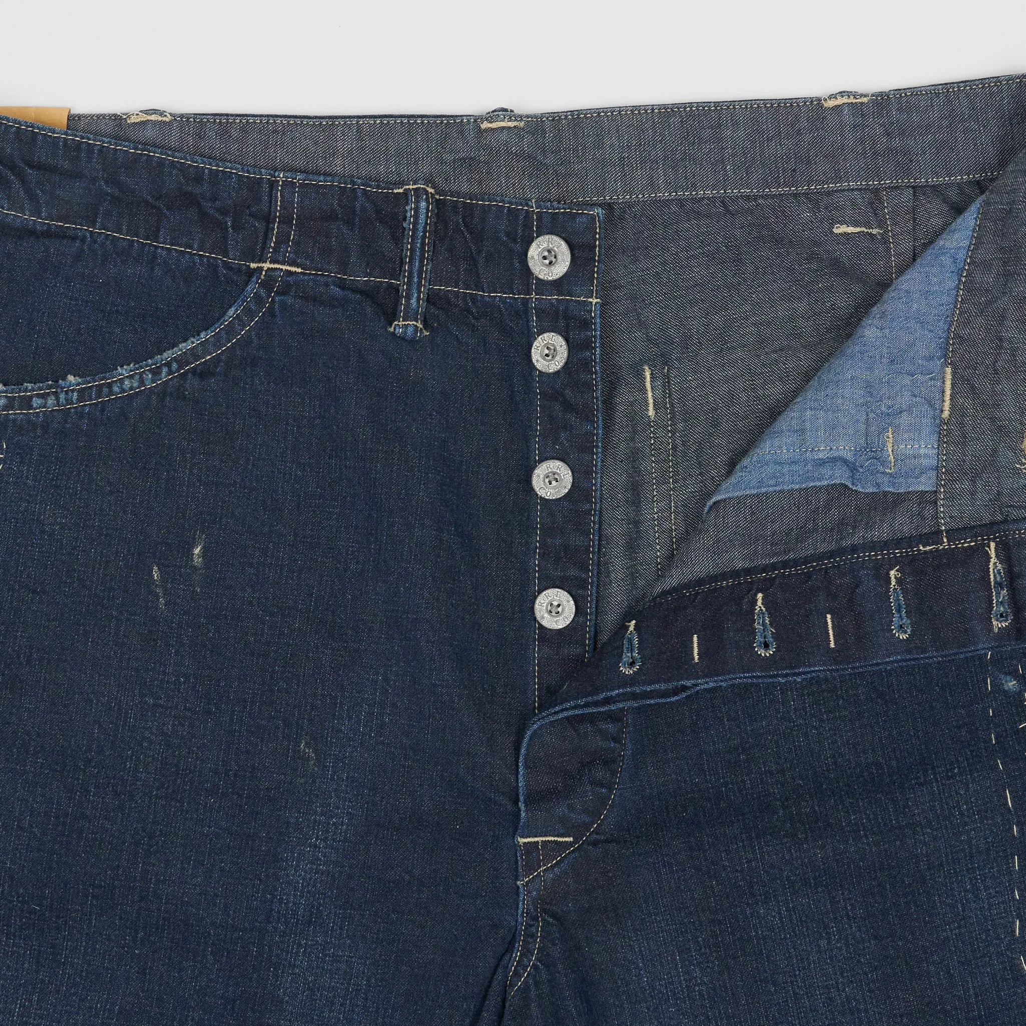 Double RL Hard Washed Navy Work Shorts sold by DeeCee style product image thumbnail 3