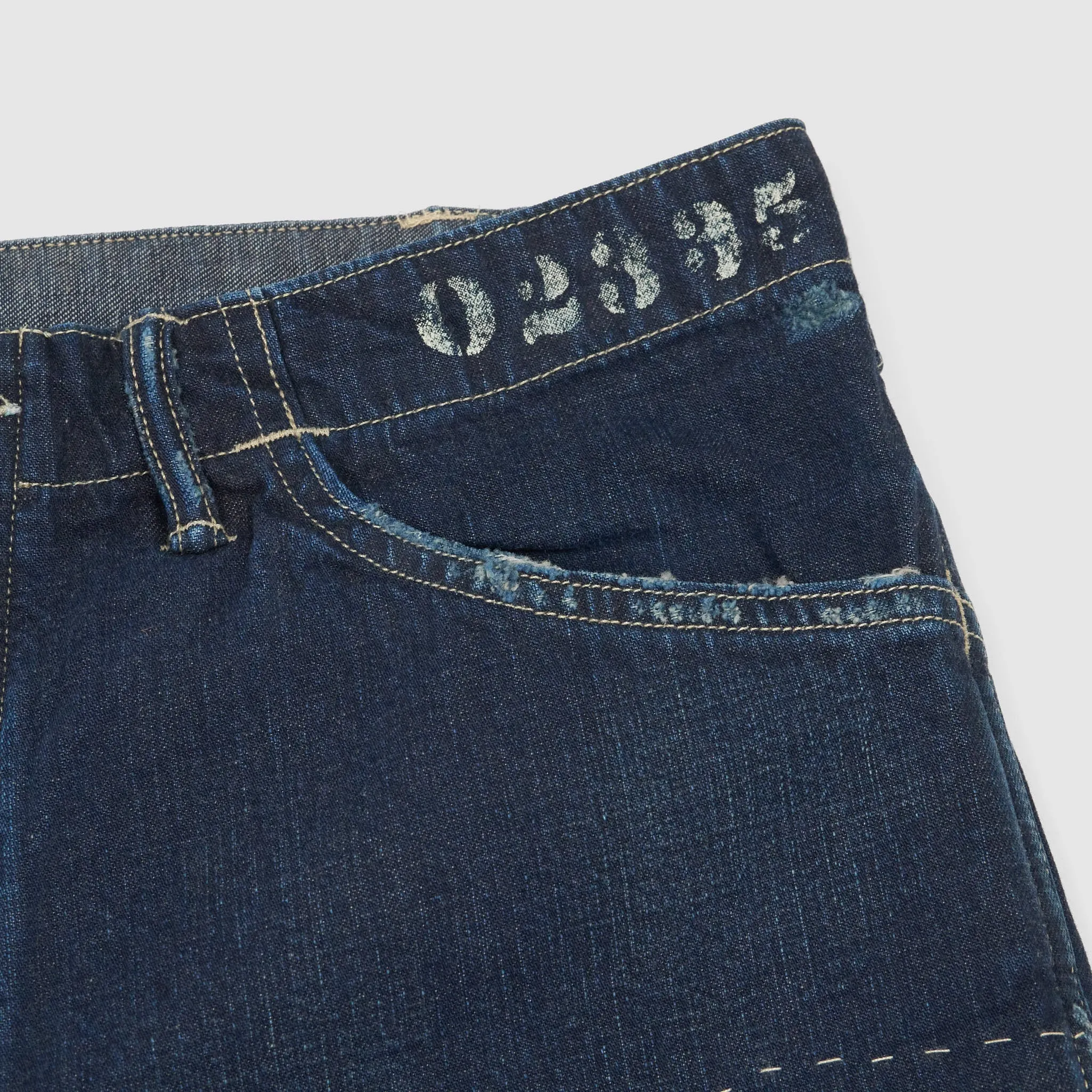 Double RL Hard Washed Navy Work Shorts sold by DeeCee style product image thumbnail 4