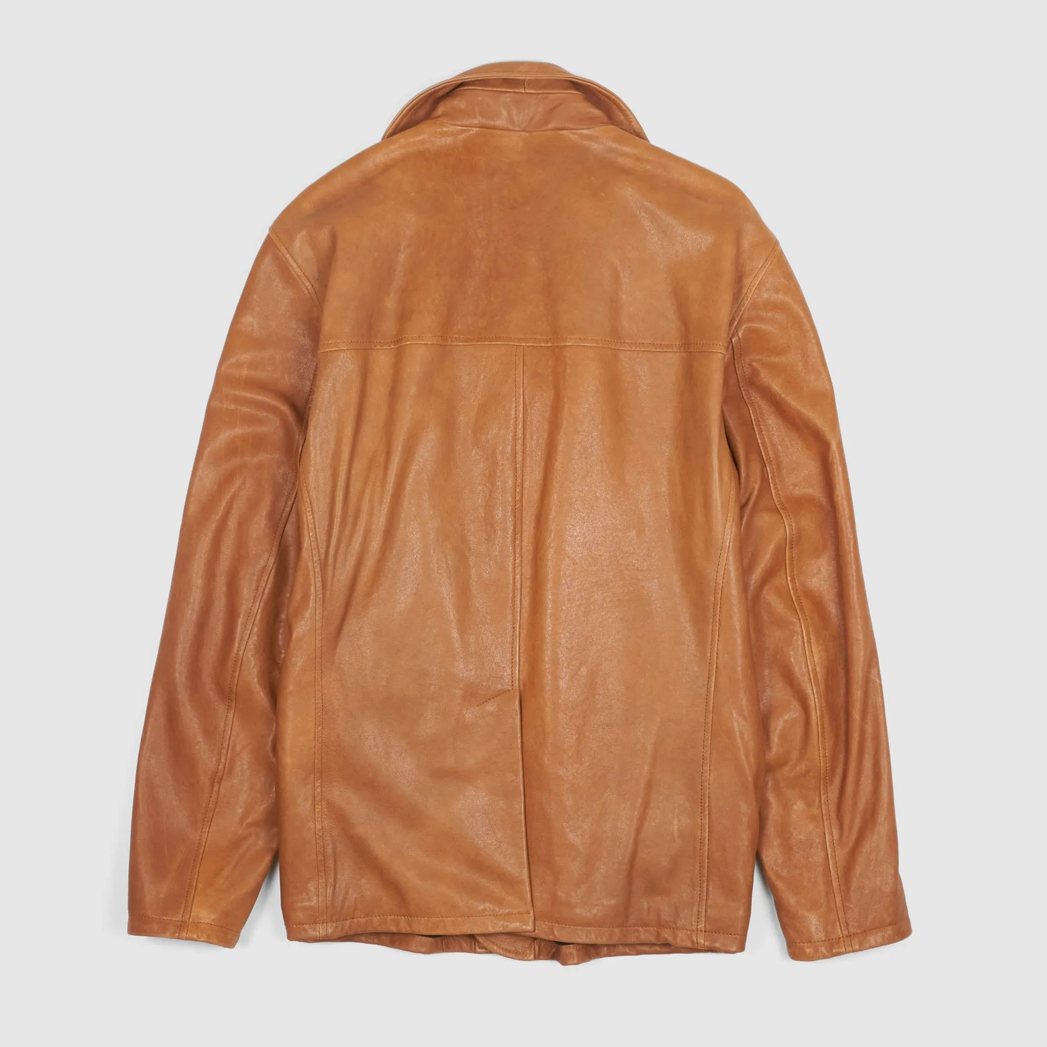 Stewart Natural Tanned Leather Coat sold by DeeCee style product image thumbnail 3
