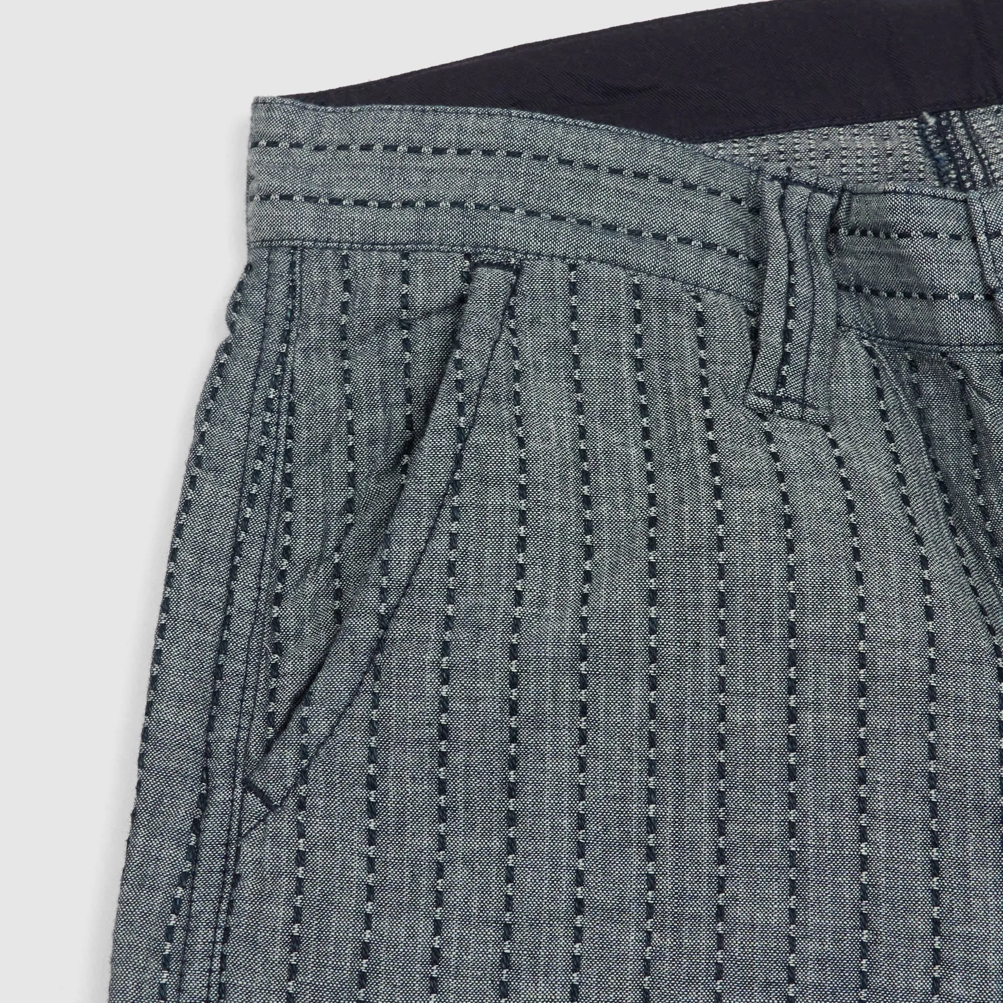 Samurai Jeans Sashiko Indigo Shorts sold by DeeCee style product image thumbnail 5
