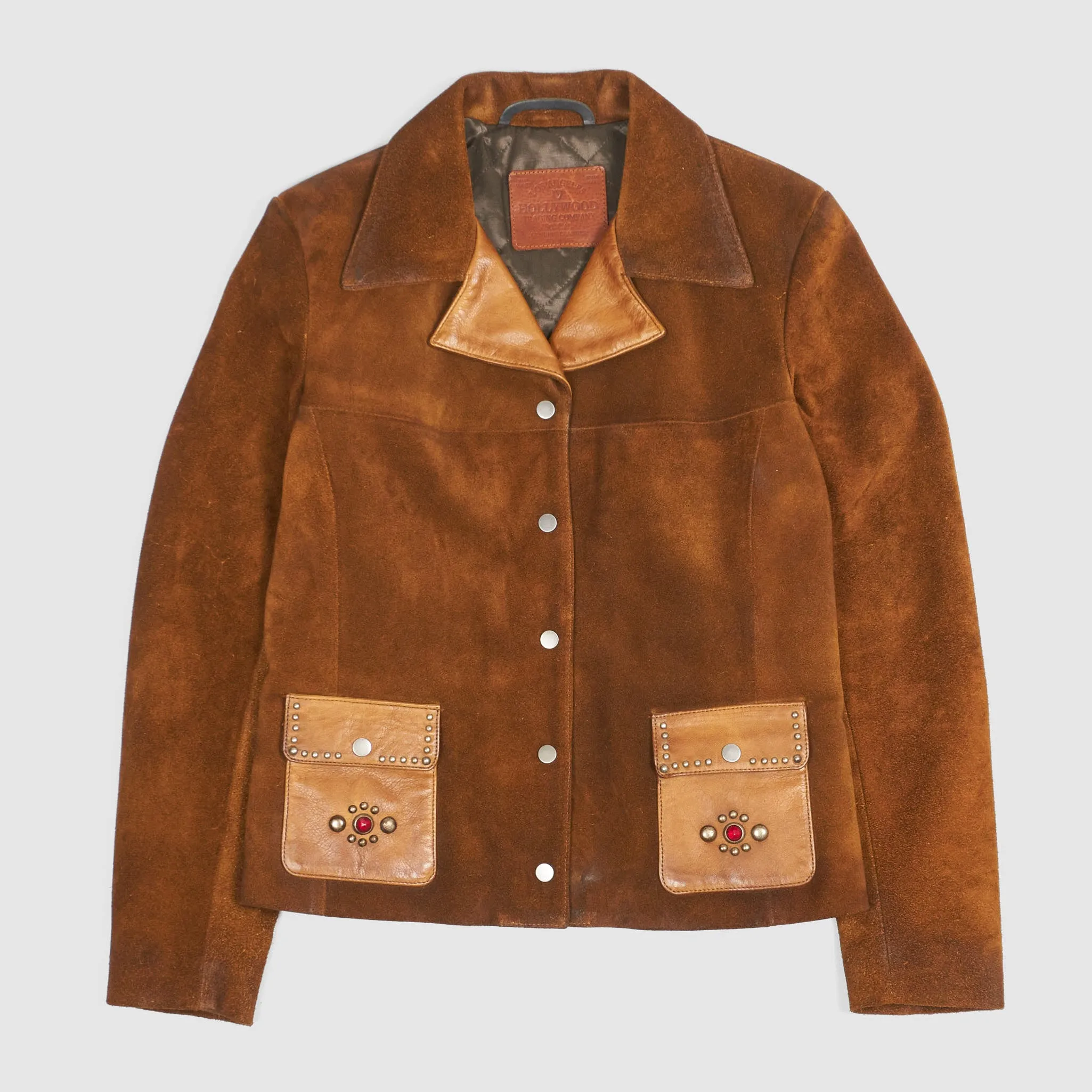 HTC Studs Ladies Leather Jacket sold by DeeCee style