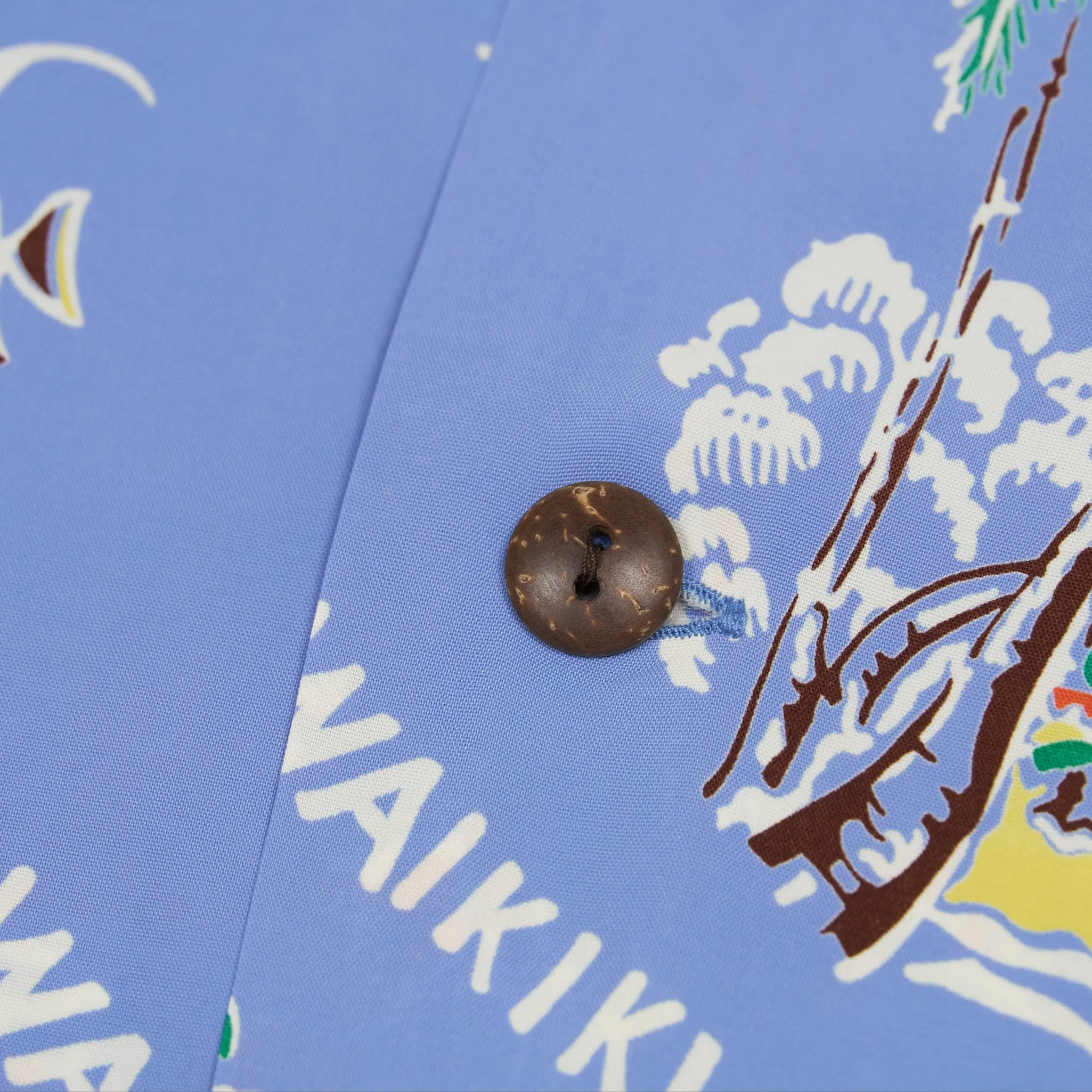 Sun Surf Hawai Rayon Palms & Hulasurfer Aloha Shirt sold by DeeCee style product image thumbnail 5