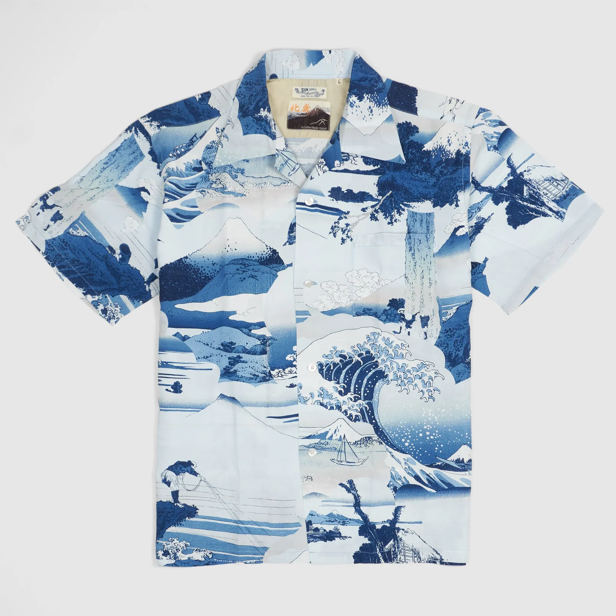 Sun Surf Limited Edition Hokusai Kajikazawa in Kai Province Hawaiian Shirt sold by DeeCee style