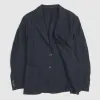 Man 1924 Kennedy Linen Herringbone Blazer 3 Navy sold by DeeCee style