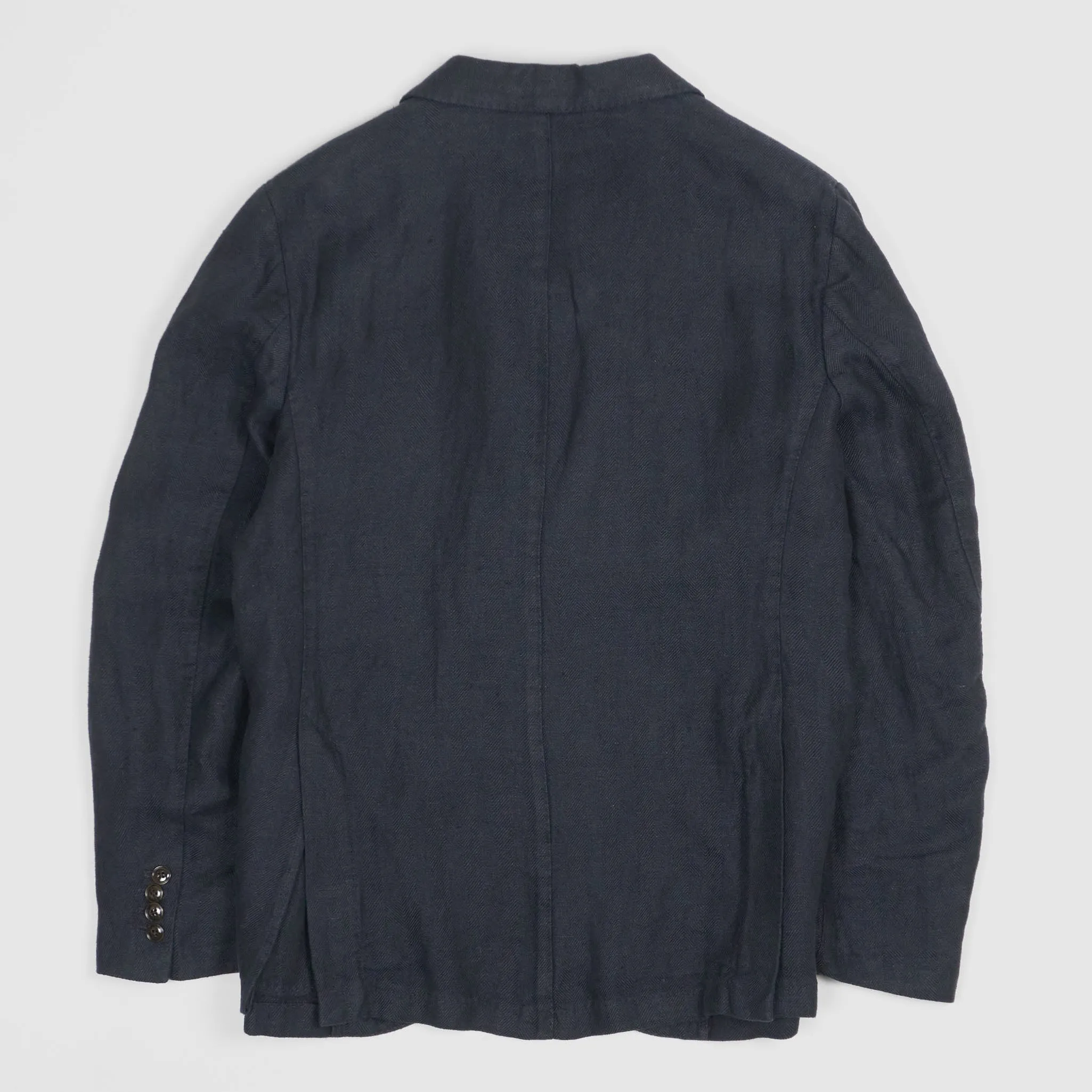 Man 1924 Kennedy Linen Herringbone Blazer 3 Navy sold by DeeCee style product image thumbnail 3