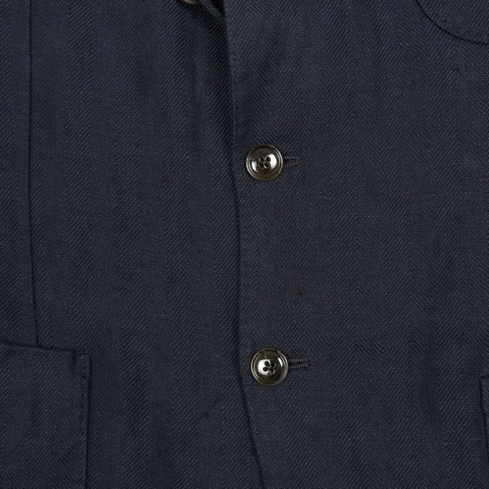 Man 1924 Kennedy Linen Herringbone Blazer 3 Navy sold by DeeCee style product image thumbnail 5