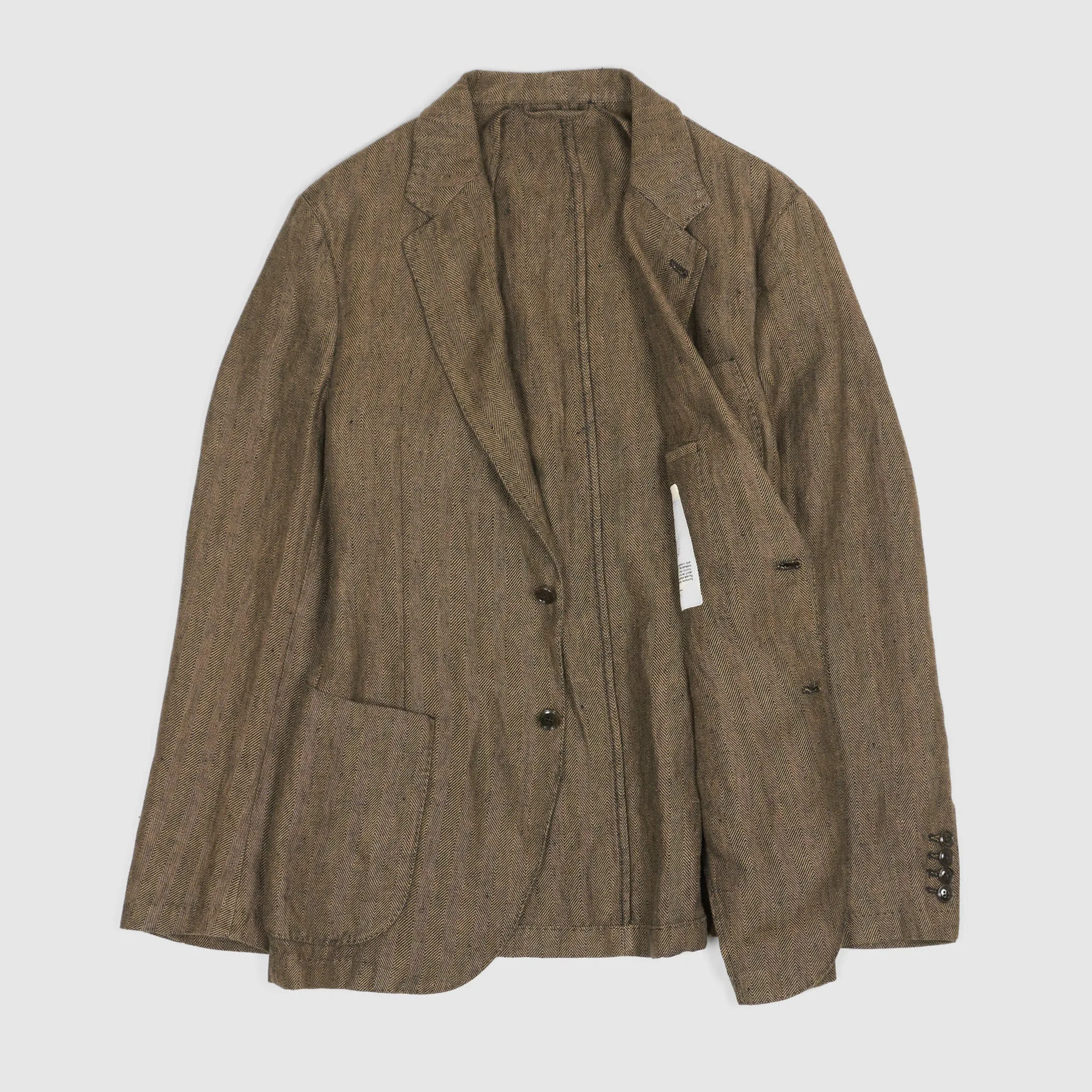 Man 1924 Kennedy Linen Herringbone Blazer 2 Beige sold by DeeCee style product image thumbnail 2