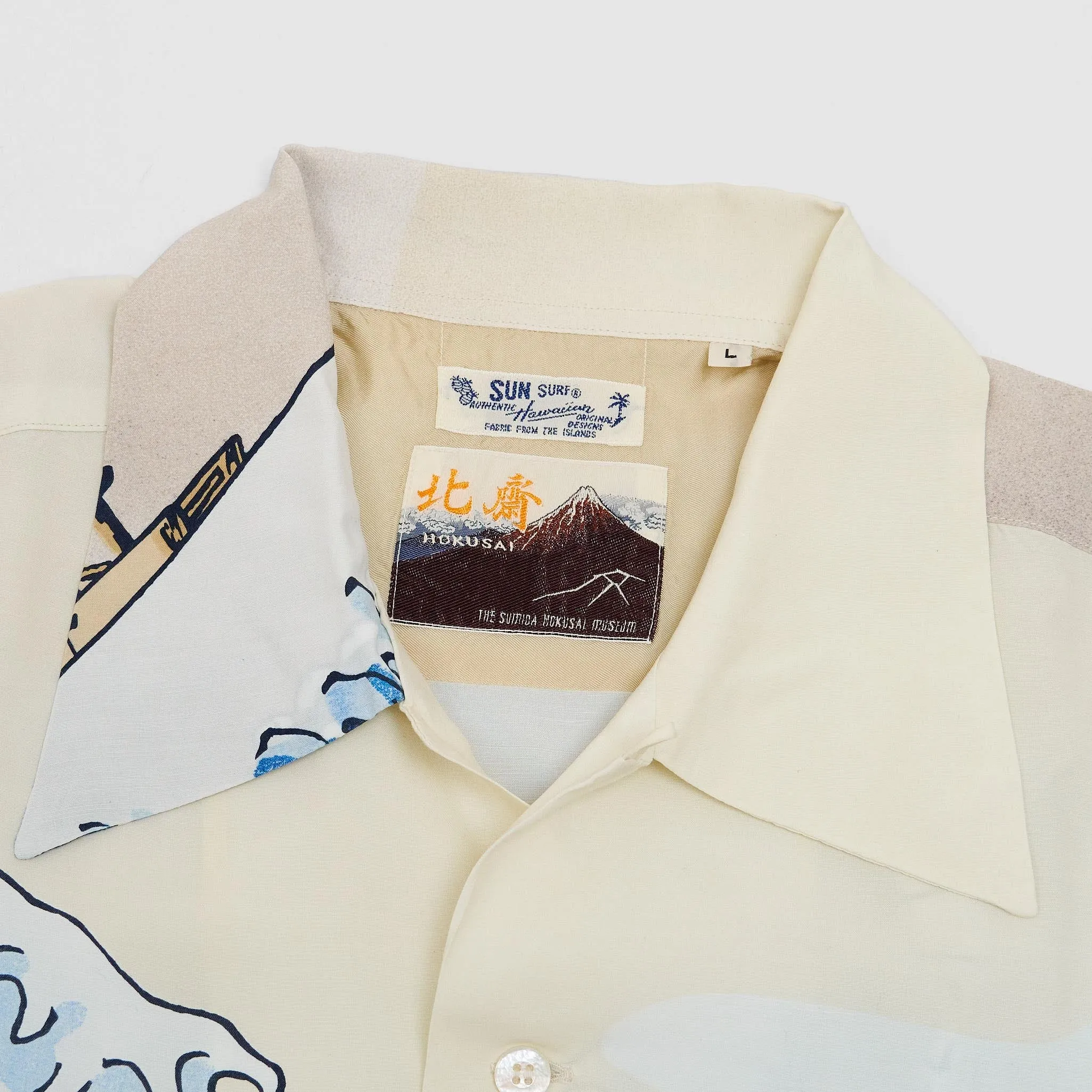 Sun Surf Limited Edition Hokusai The Great Wave of Kanagawa Hawaiian Shirt sold by DeeCee style product image thumbnail 4