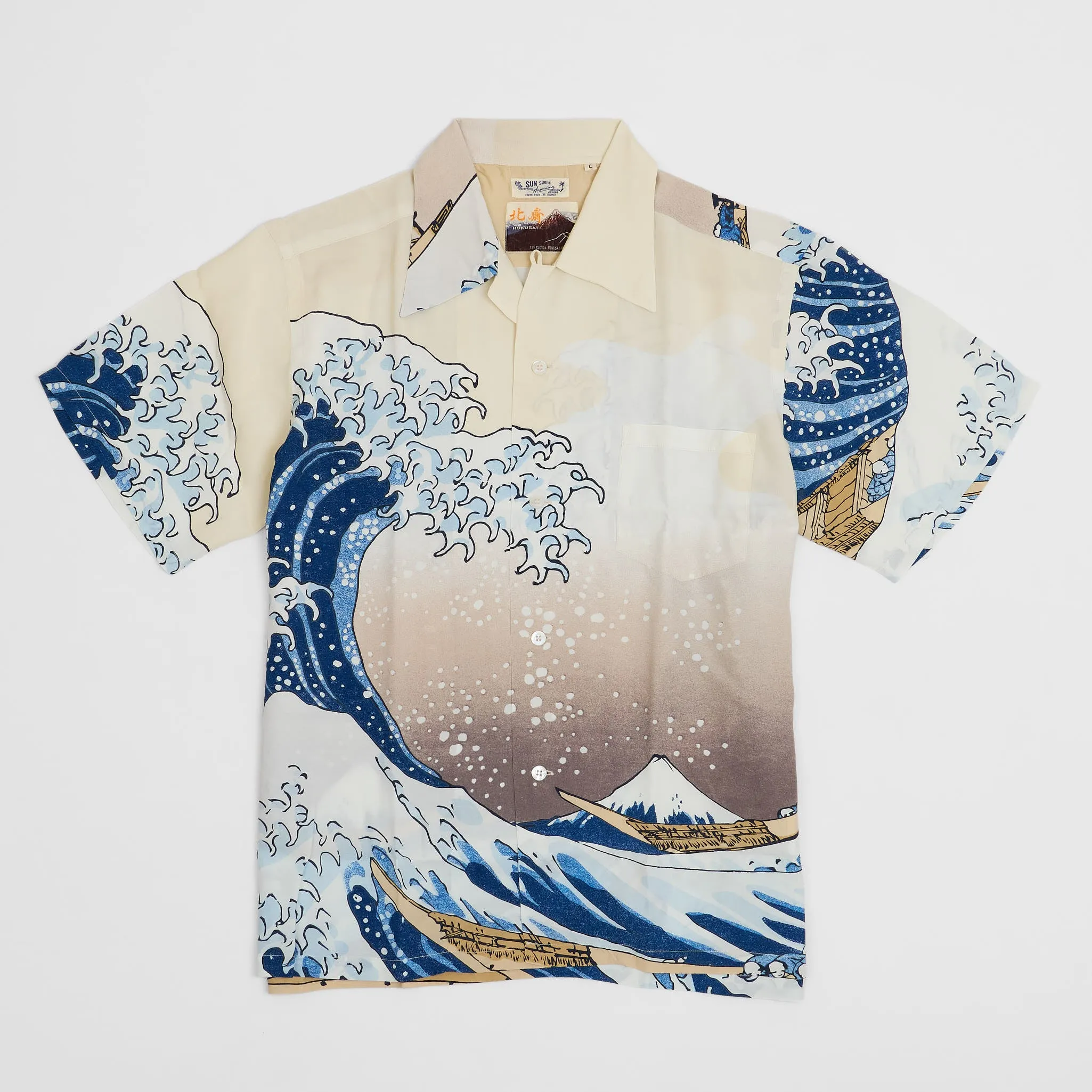 Sun Surf Limited Edition Hokusai The Great Wave of Kanagawa Hawaiian Shirt sold by DeeCee style
