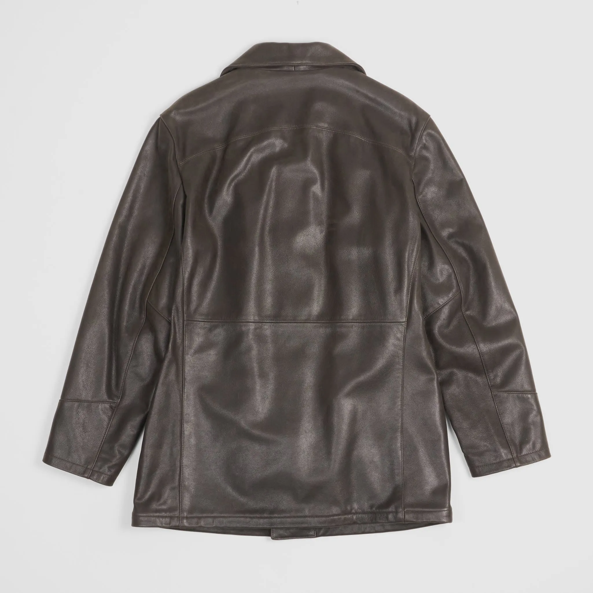 Stewart Leather Car Coat Removable Shearling Collar sold by DeeCee style product image thumbnail 4