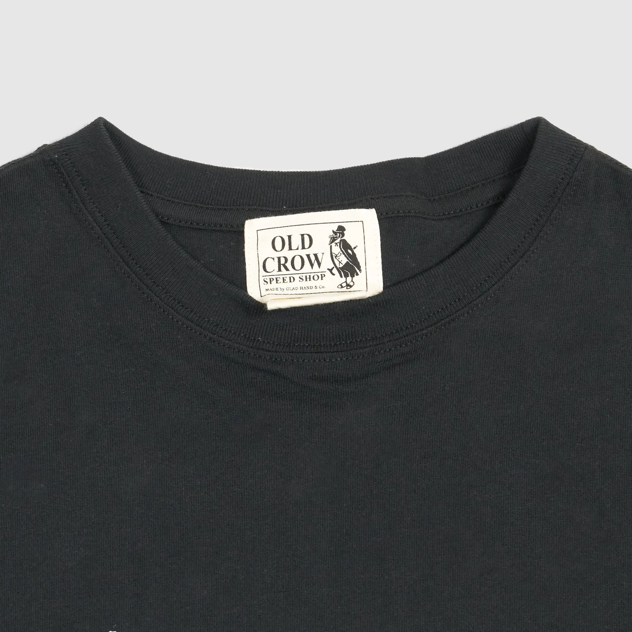 Old Crow Speed Shop by Glad Hand & Co. Motodromo Crew Neck Short Sleeve T-Shirt sold by DeeCee style product image thumbnail 3