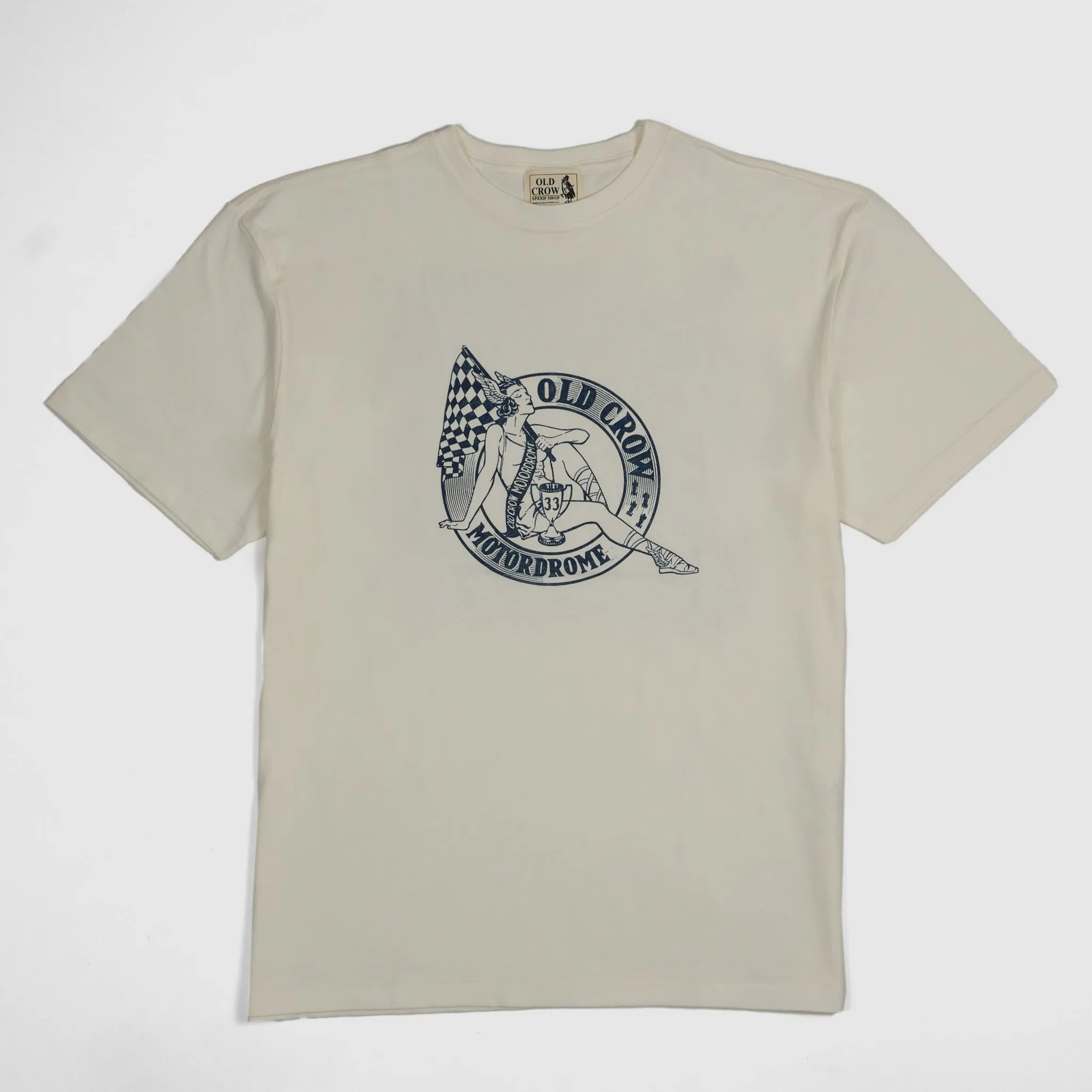 Old Crow Speed Shop by Glad Hand & Co. Motodromo Crew Neck Short Sleeve T-Shirt sold by DeeCee style product image thumbnail 2