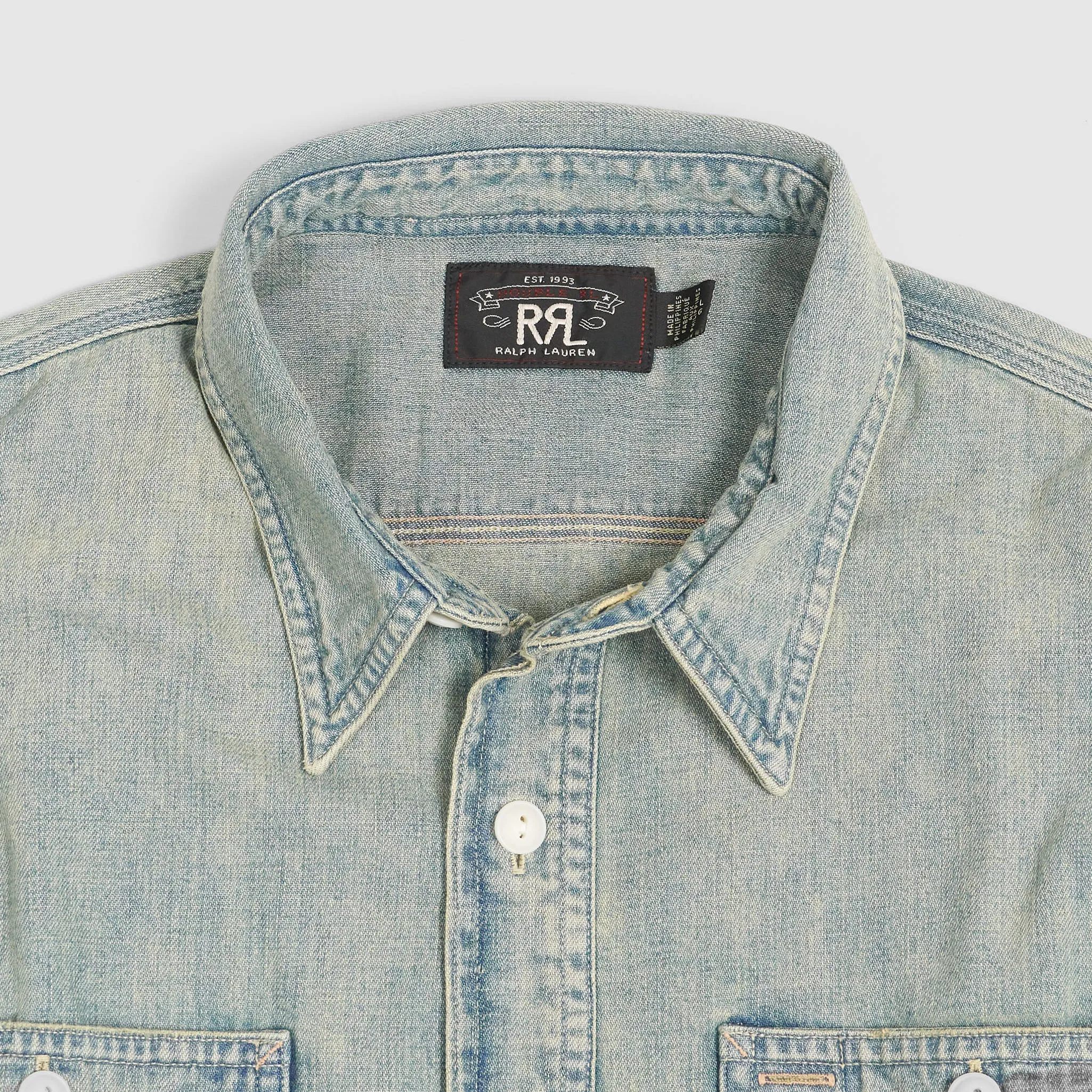 Double RL Hercules Denim Workshirt sold by DeeCee style product image thumbnail 3