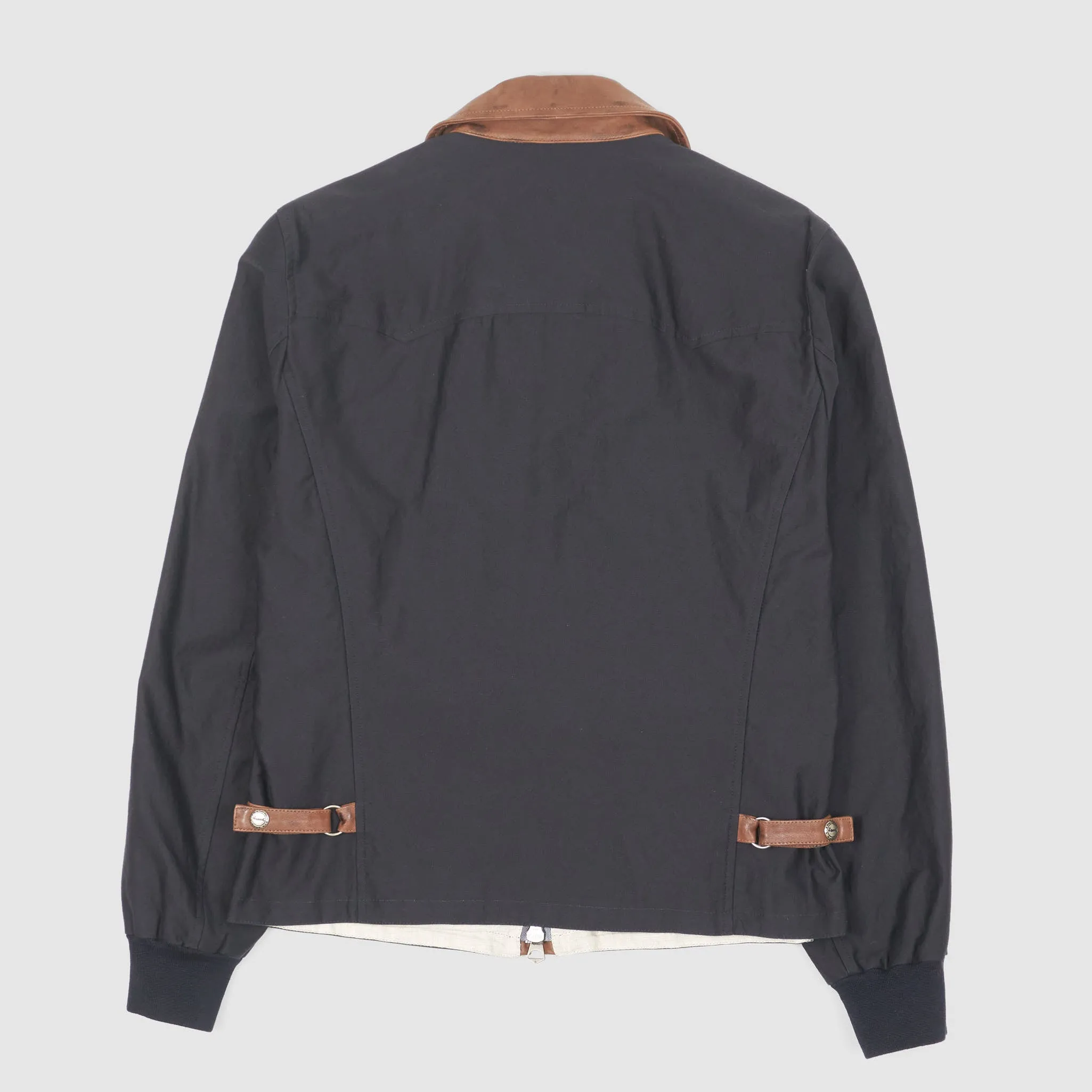 Stewart Canvas Heritage Sports Jacket With Leather Trims sold by DeeCee style product image thumbnail 3