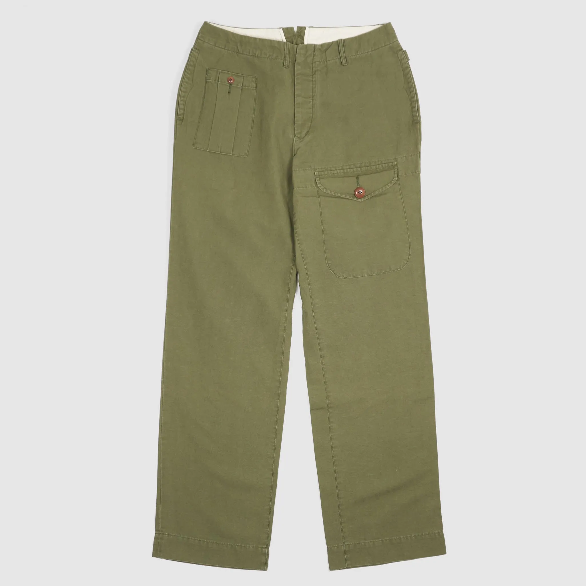 Haver Sack Linen/Cotton Military Cargo Chino Pants sold by DeeCee style