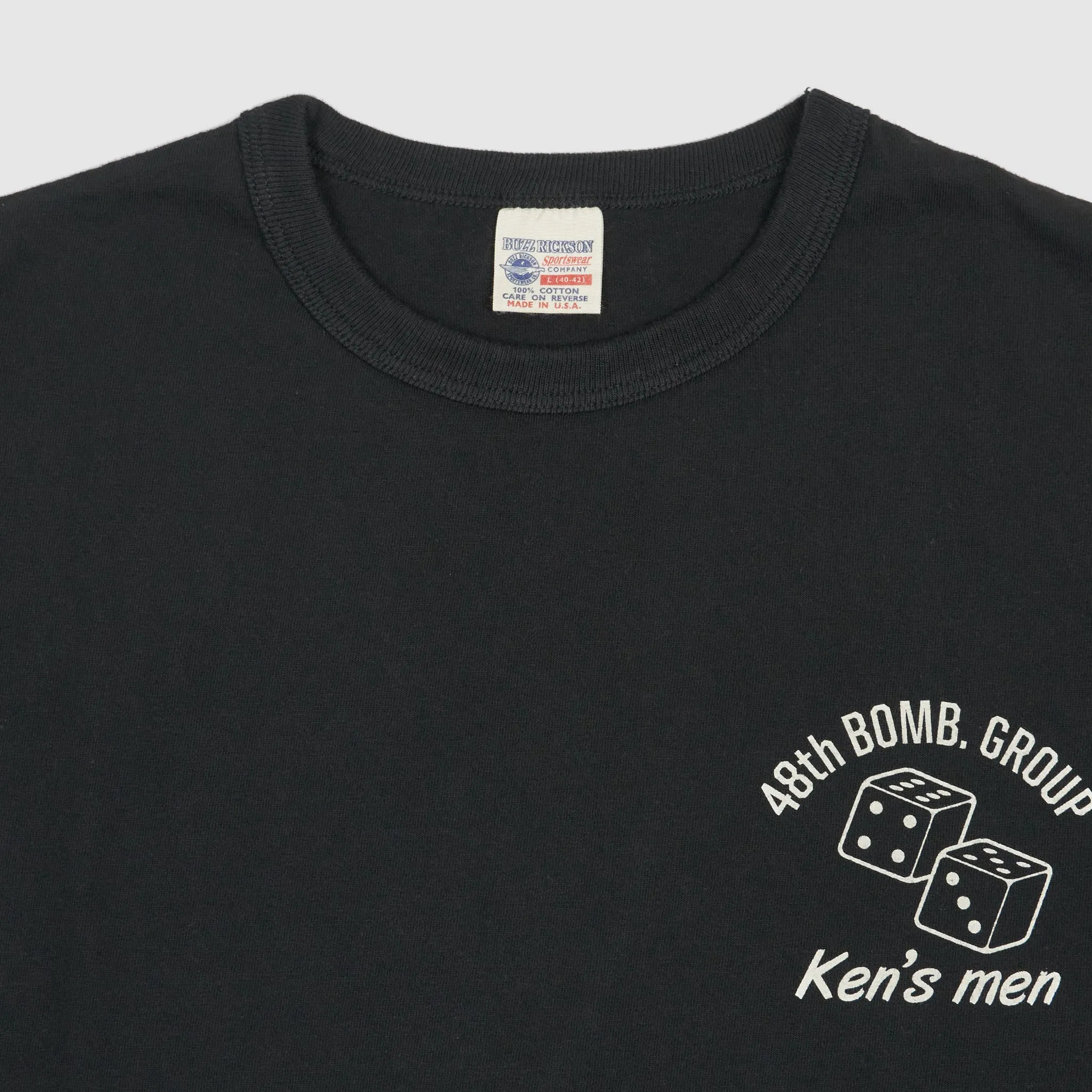 Buzz Rickson's Air Force Crew Neck T-Shirt Ken's 48th. sold by DeeCee style product image thumbnail 5