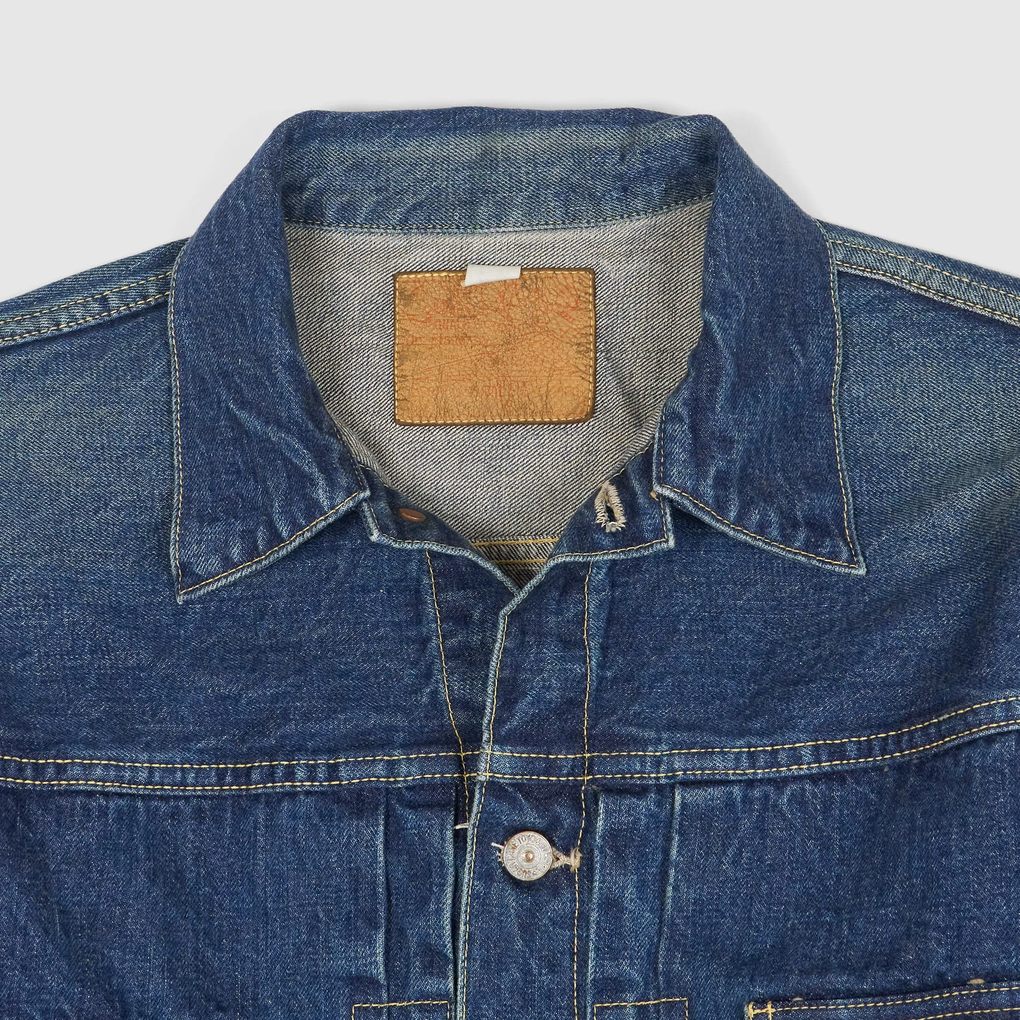 Sugar Cane Jeans Hard Washed Jacket Type 2 sold by DeeCee style product image thumbnail 4