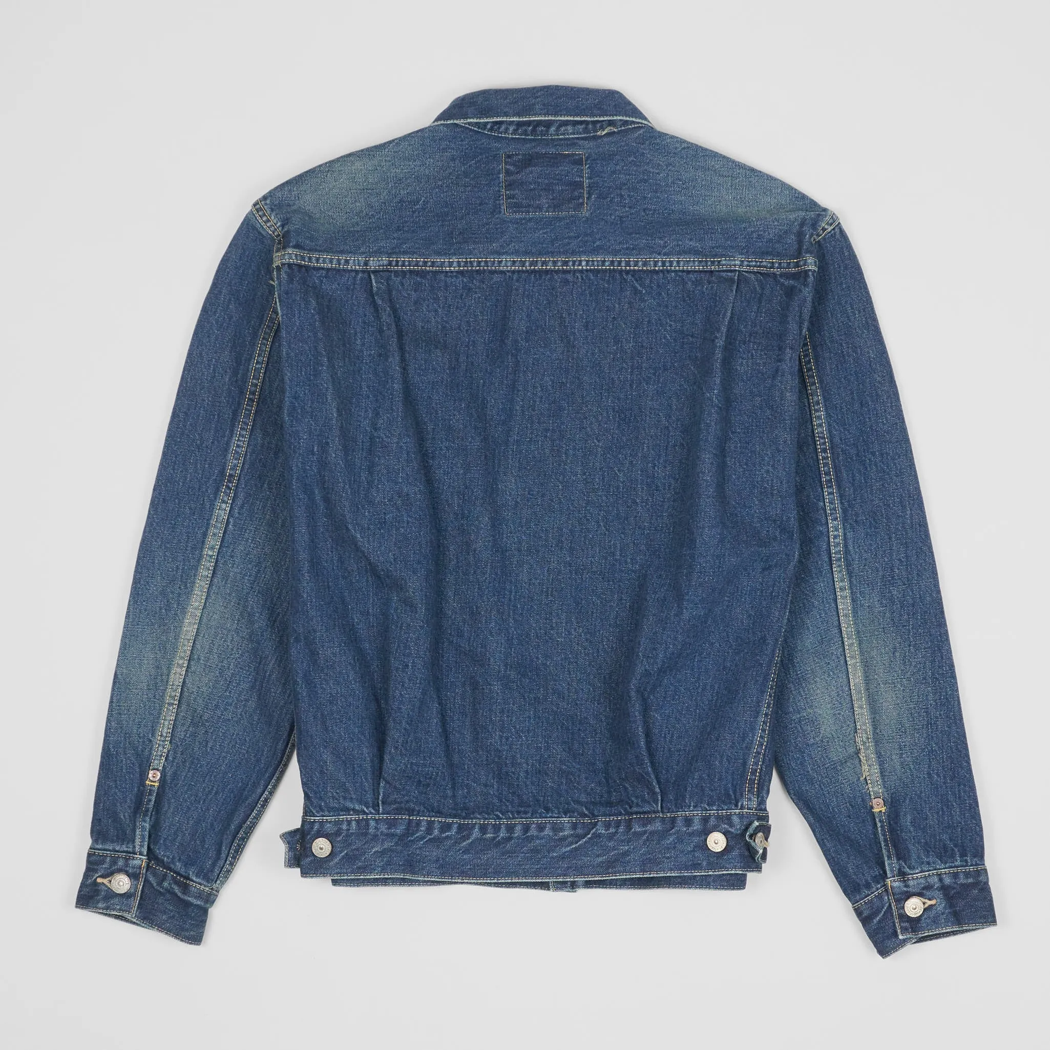 Sugar Cane Jeans Hard Washed Jacket Type 2 sold by DeeCee style product image thumbnail 2