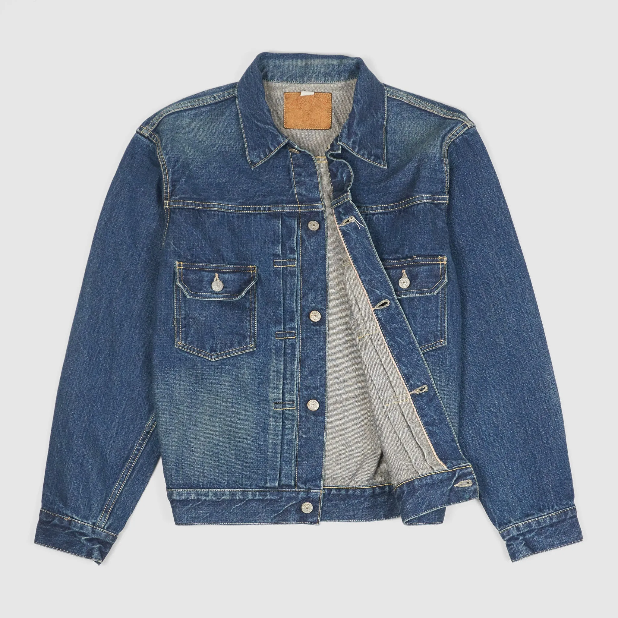 Sugar Cane Jeans Hard Washed Jacket Type 2 sold by DeeCee style product image thumbnail 3