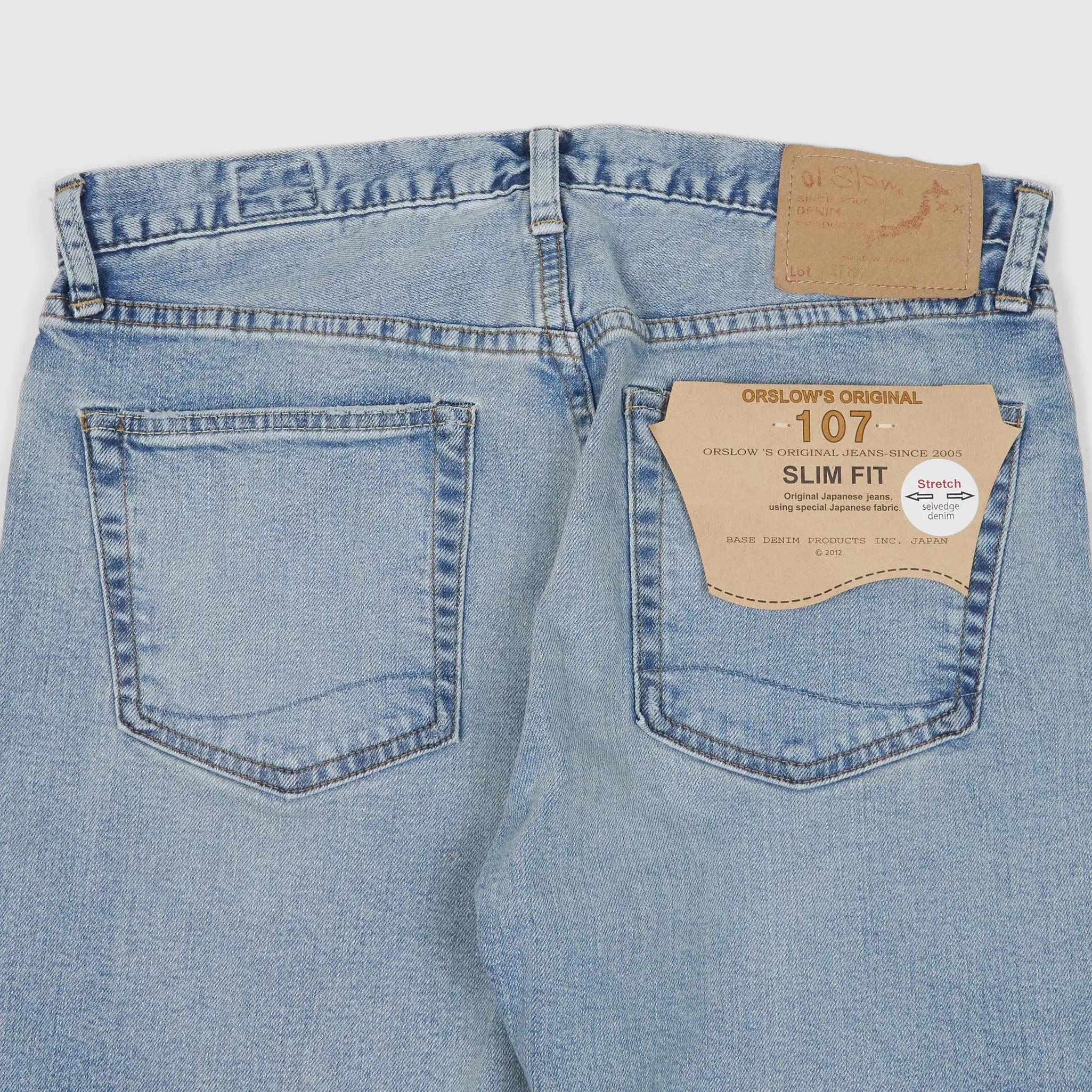 OrSlow 5-Pocket Stretch Denim sold by DeeCee style product image thumbnail 4