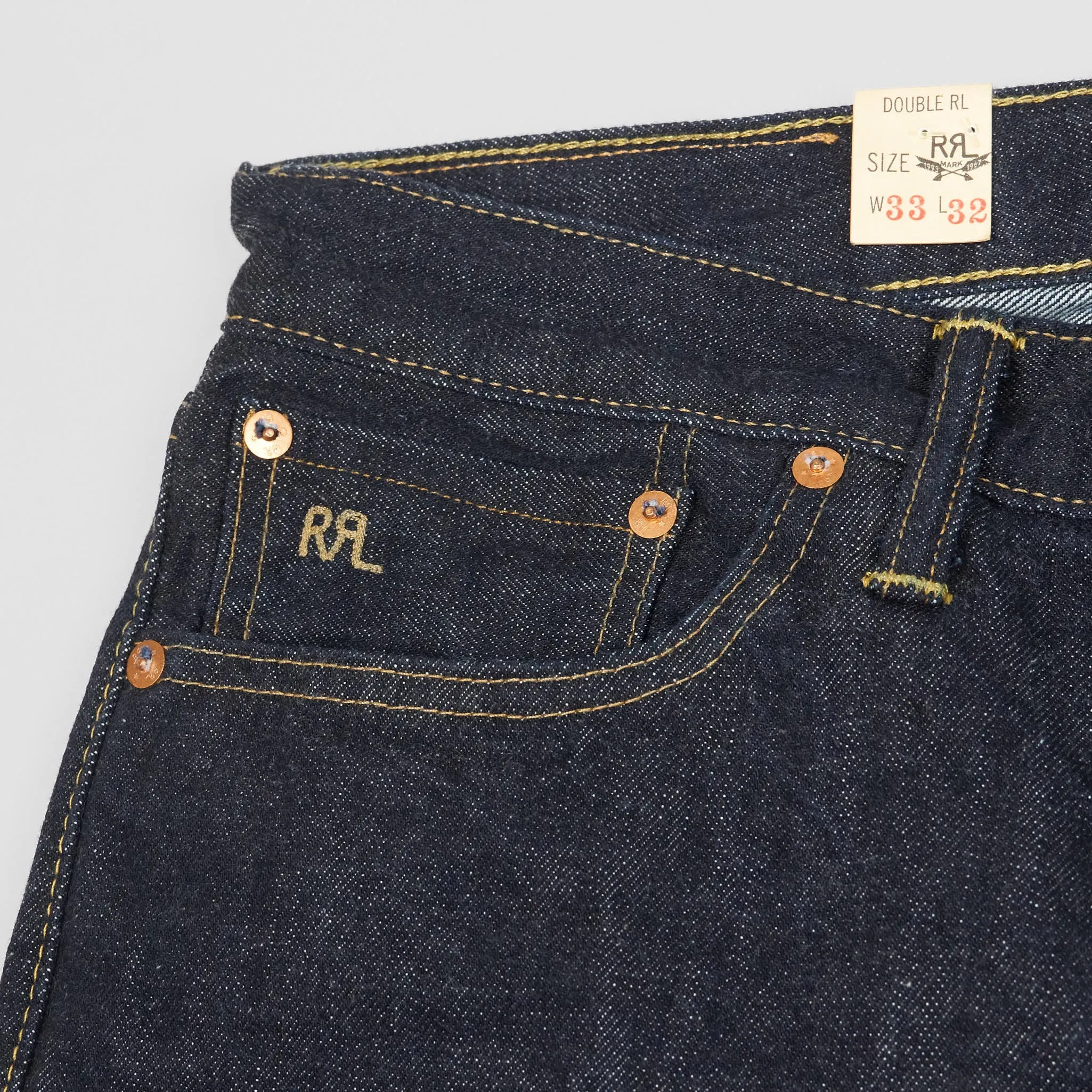 Double RL Slim Fit Narrow Selvage Jeans sold by DeeCee style product image thumbnail 5