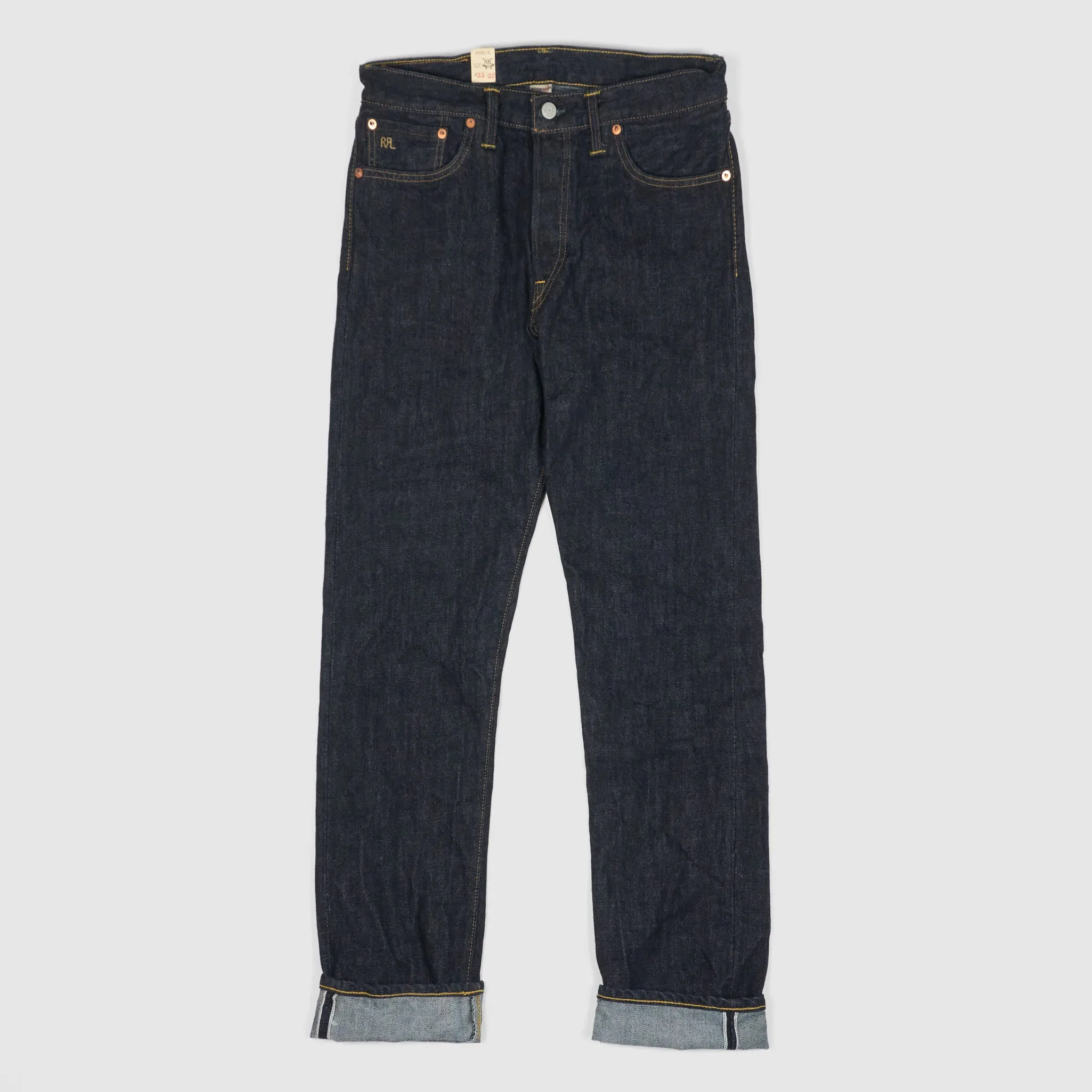 Double RL Slim Fit Narrow Selvage Jeans sold by DeeCee style