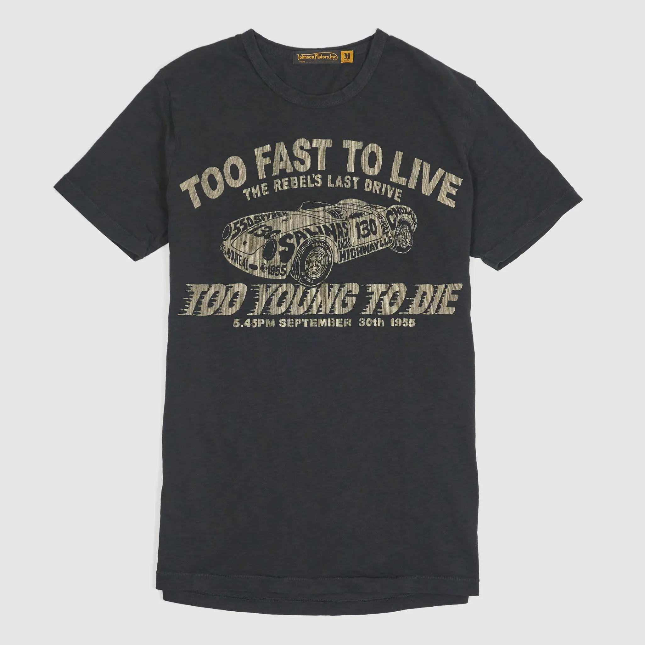 Johnson Motors Inc. To fast to live Crew Neck T-Shirts sold by DeeCee style