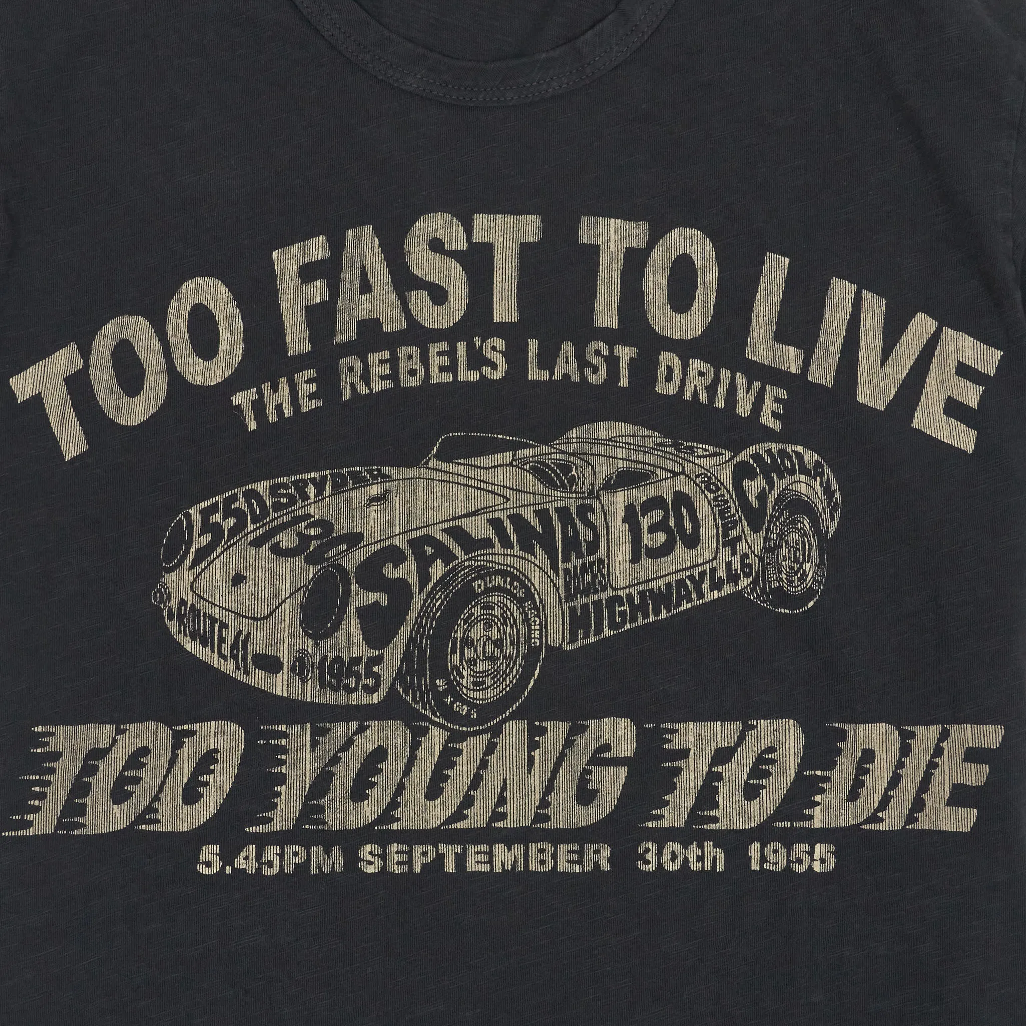 Johnson Motors Inc. To fast to live Crew Neck T-Shirts sold by DeeCee style product image thumbnail 2