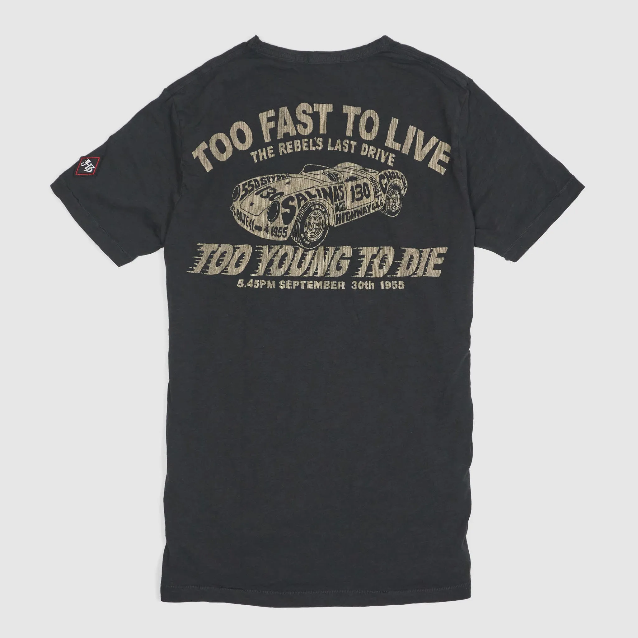 Johnson Motors Inc. To fast to live Crew Neck T-Shirts sold by DeeCee style product image thumbnail 3