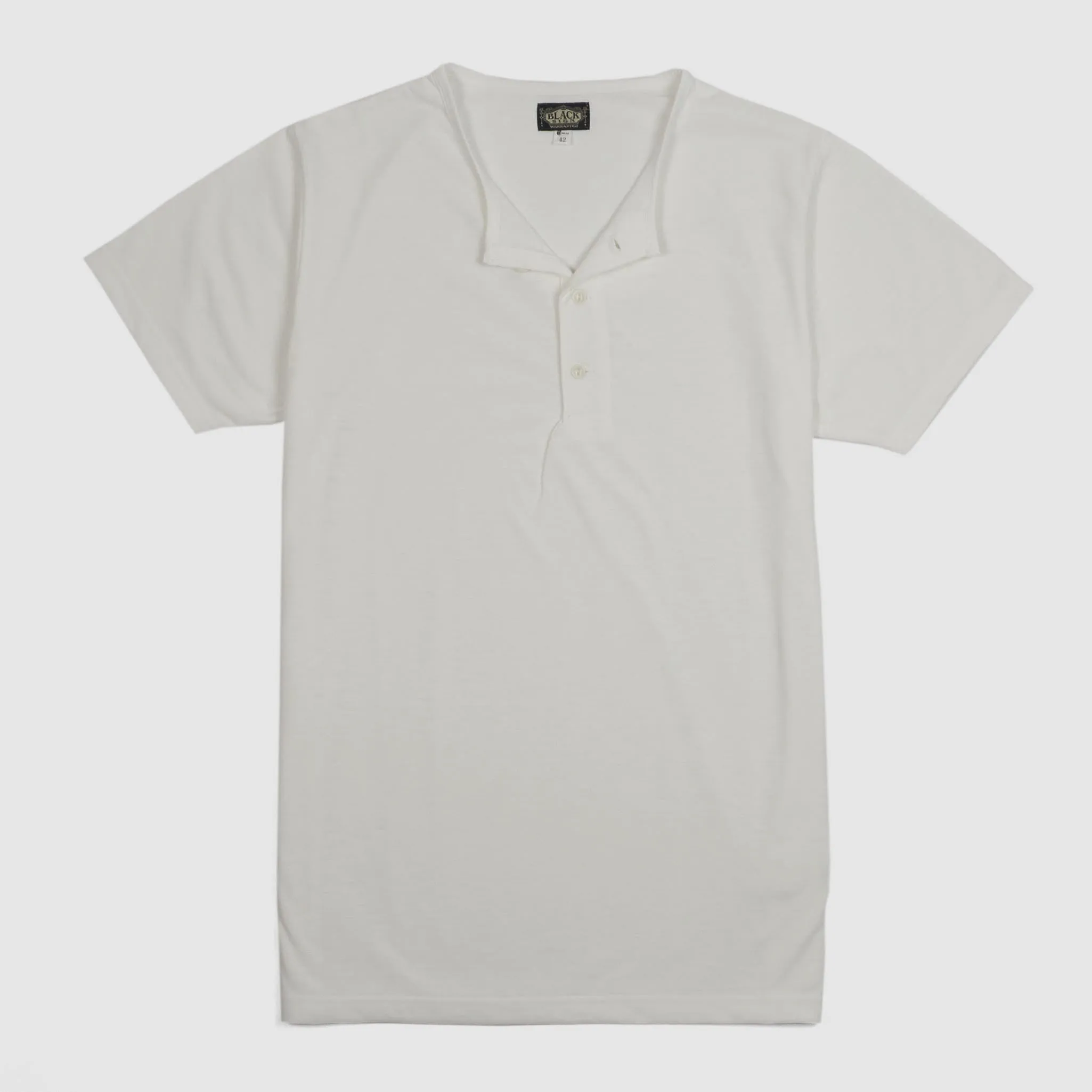 Black Sign Short Sleeve Henley T-Shirt sold by DeeCee style product image thumbnail 2