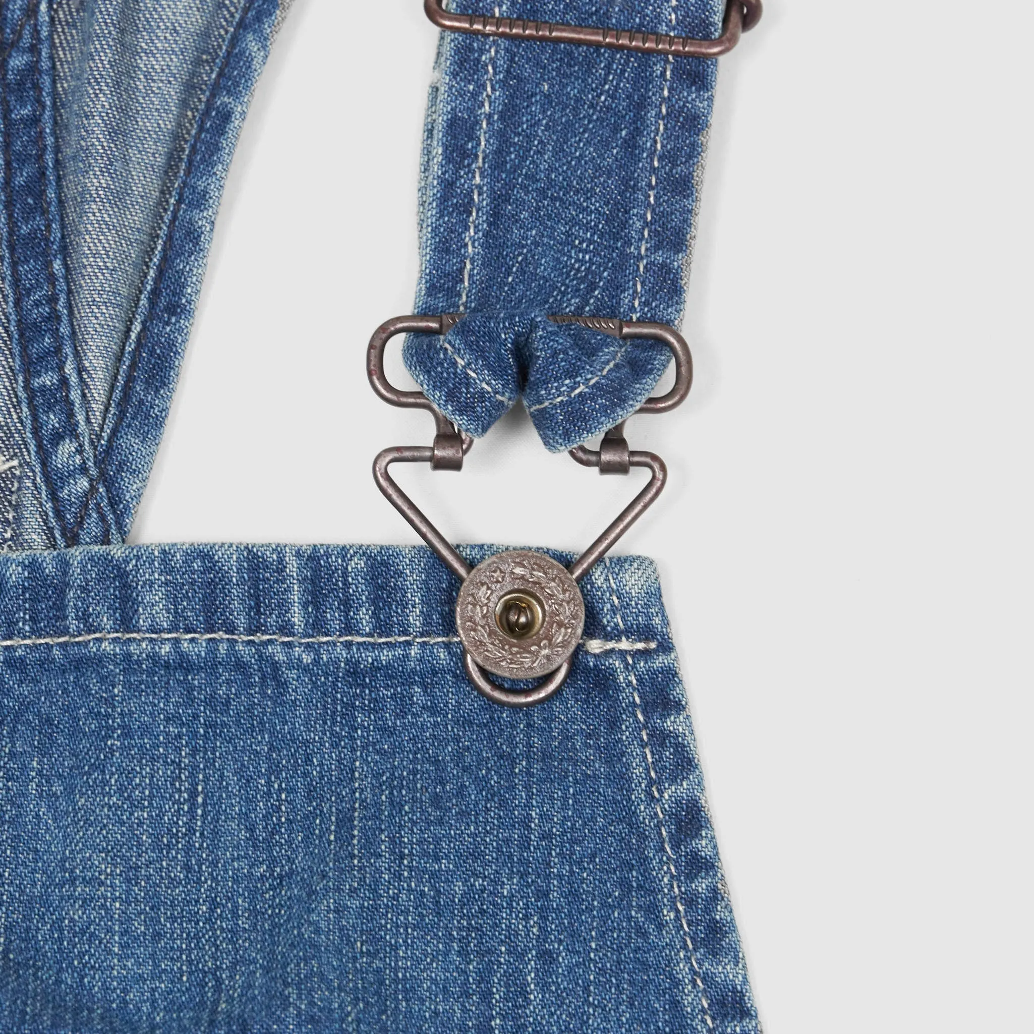 Double RL Repaired Indigo Denim Overall sold by DeeCee style product image thumbnail 4