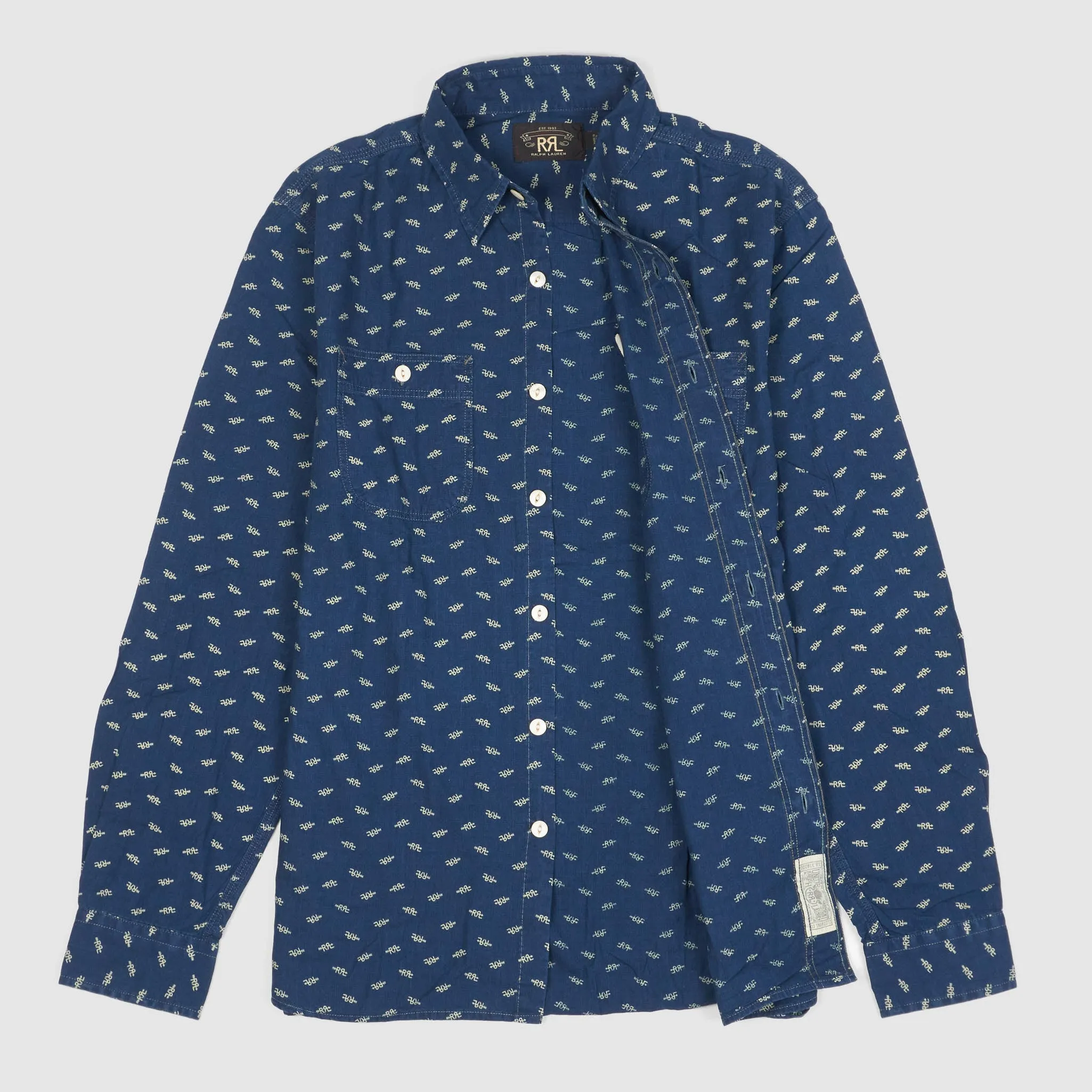 Double RL Logo Work Shirt sold by DeeCee style product image thumbnail 4