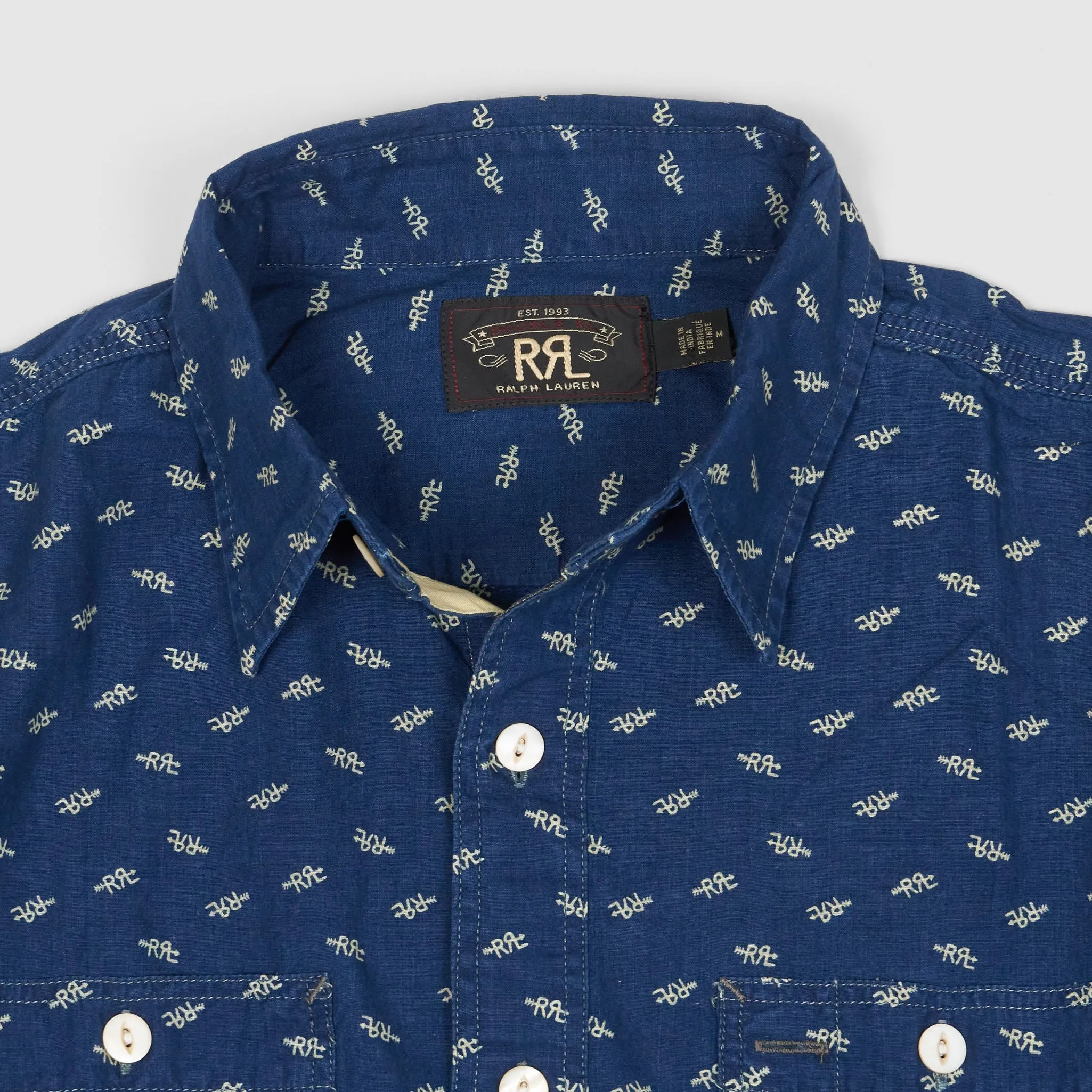 Double RL Logo Work Shirt sold by DeeCee style product image thumbnail 5