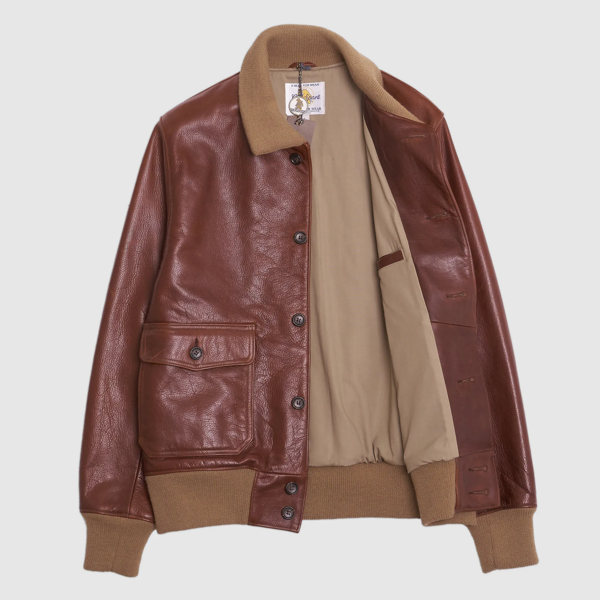 Golden Bear Sportswear A-1 Bomber Jacket sold by DeeCee style product image thumbnail 2
