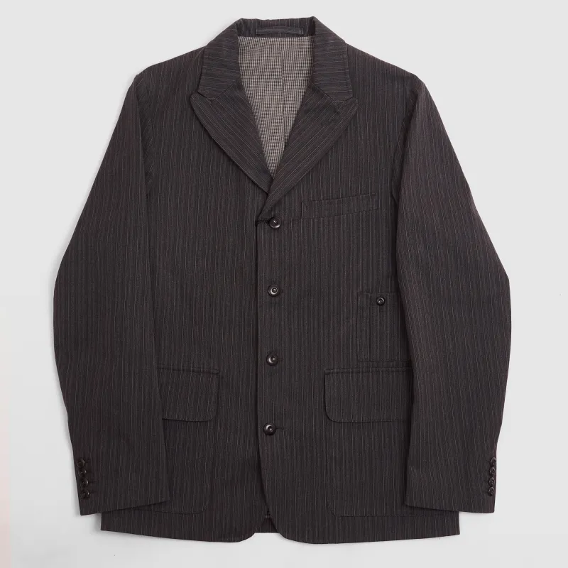 Nigel Cabourn 1910 Peak Lapel Stripe Blazer sold by DeeCee style