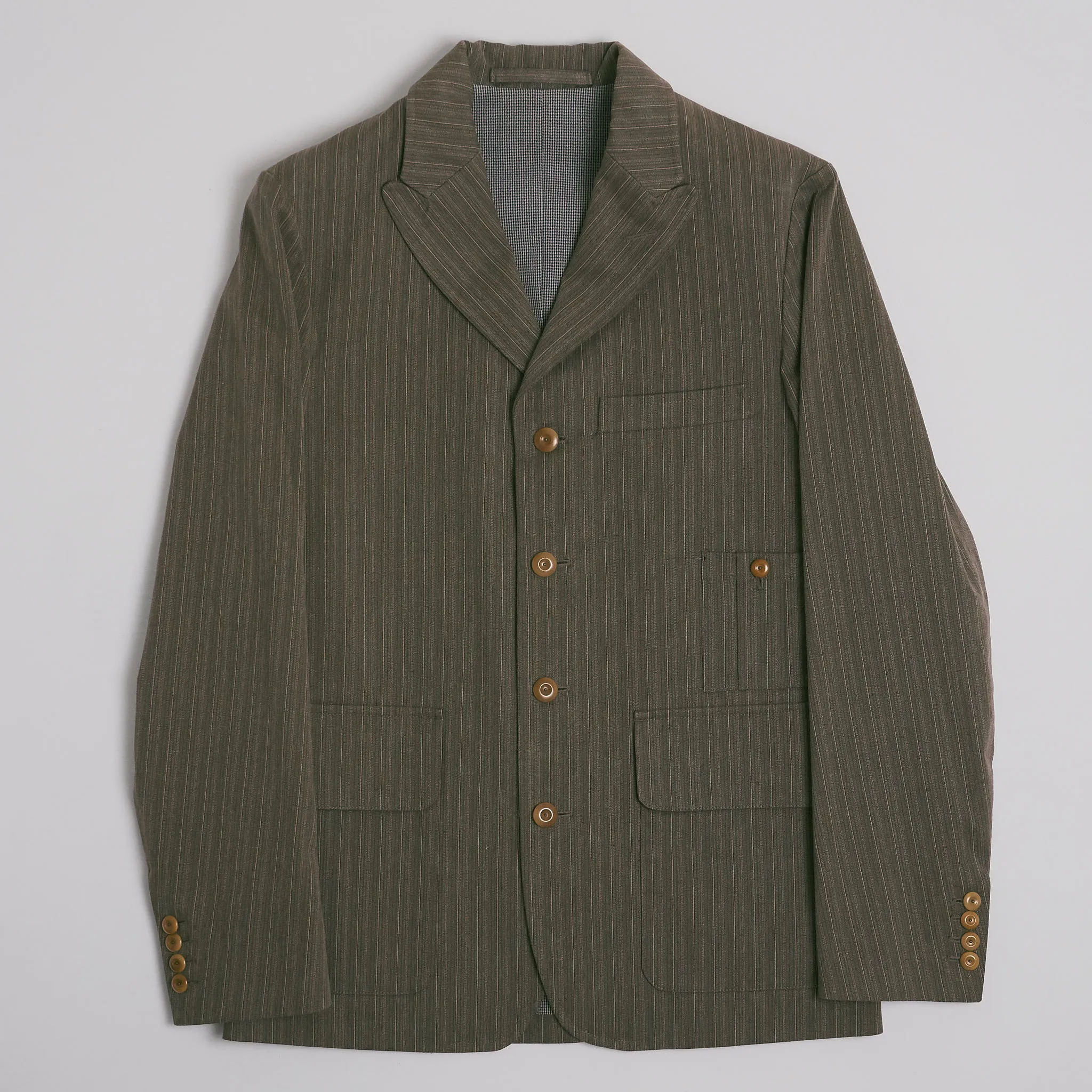 Nigel Cabourn 1910 Peak Lapel Stripe Blazer sold by DeeCee style product image thumbnail 2