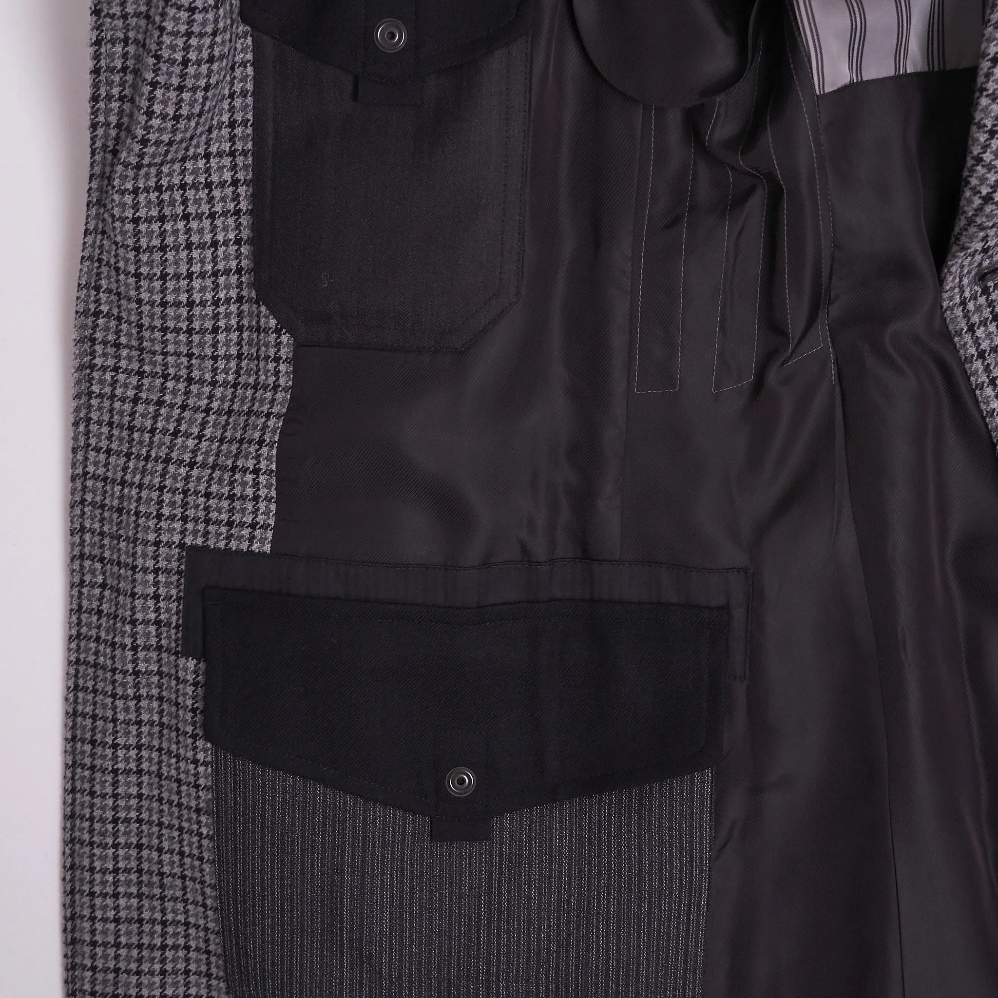 Junya Watanabe Man Wool Coat With Cordovan Sleeves sold by DeeCee style product image thumbnail 5