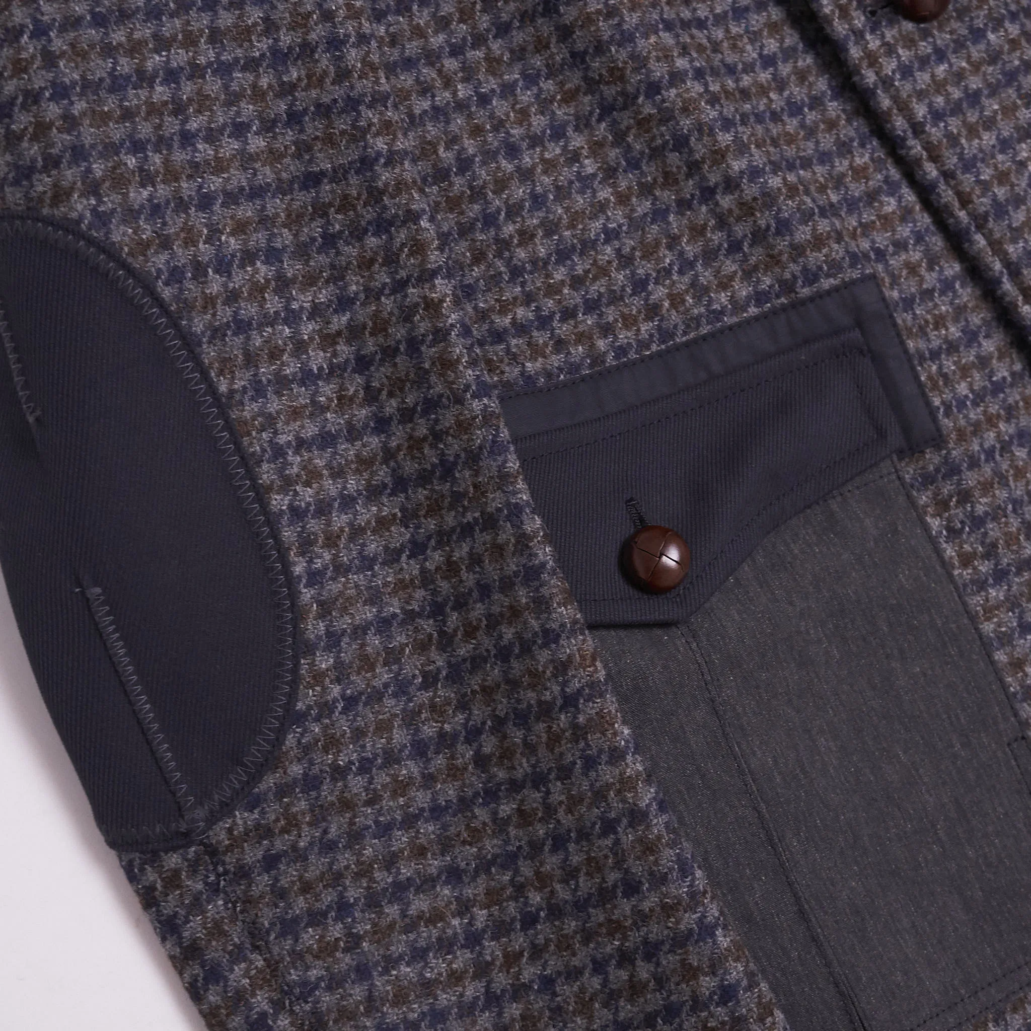 Junya Watanabe Man Pied de Coq Wool Blazer Neoprene Lining sold by DeeCee style product image thumbnail 4