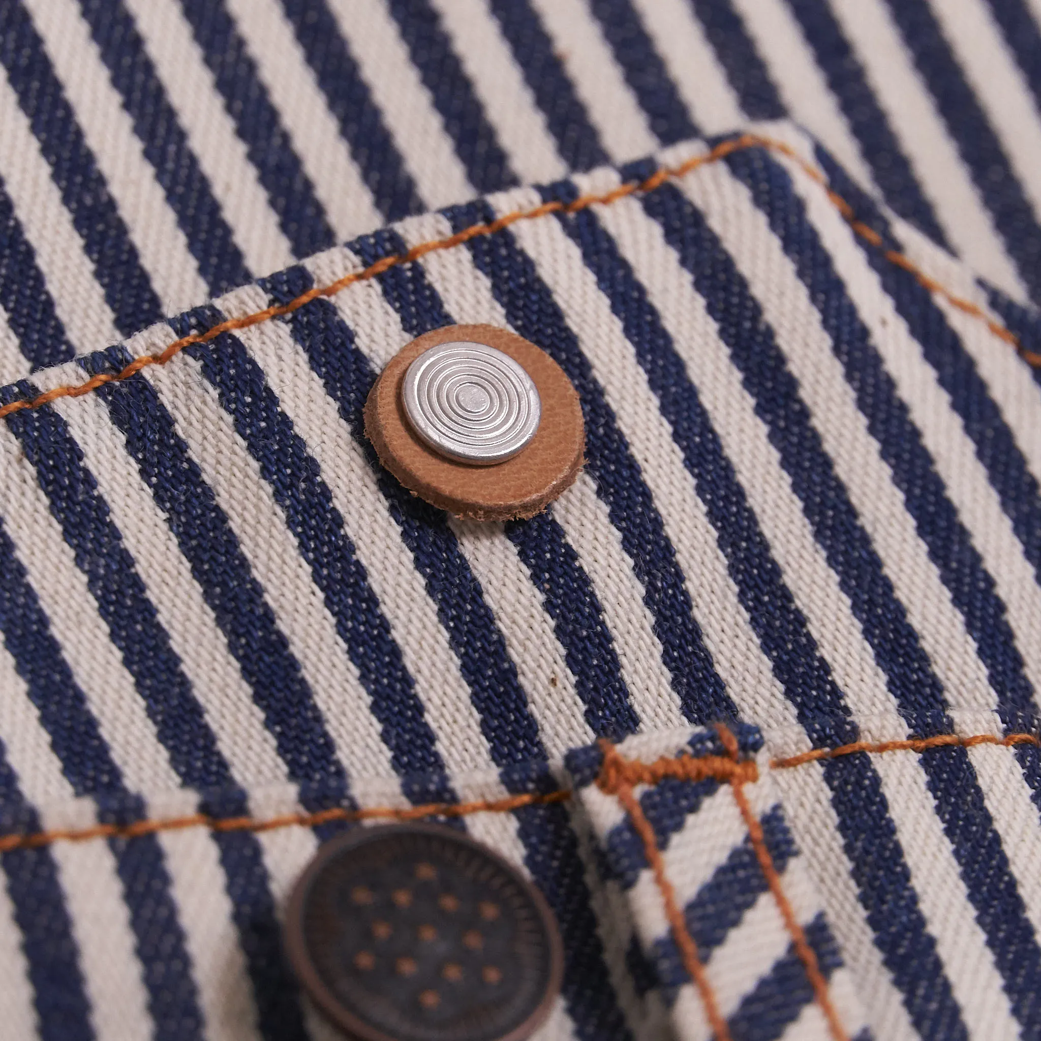 Red White Blue Striped Canvas 5-Pocket Pants sold by DeeCee style product image thumbnail 5