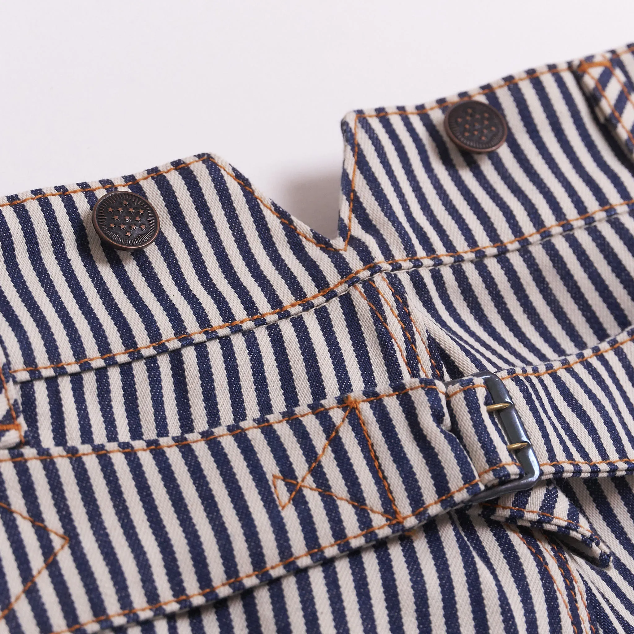 Red White Blue Striped Canvas 5-Pocket Pants sold by DeeCee style product image thumbnail 3