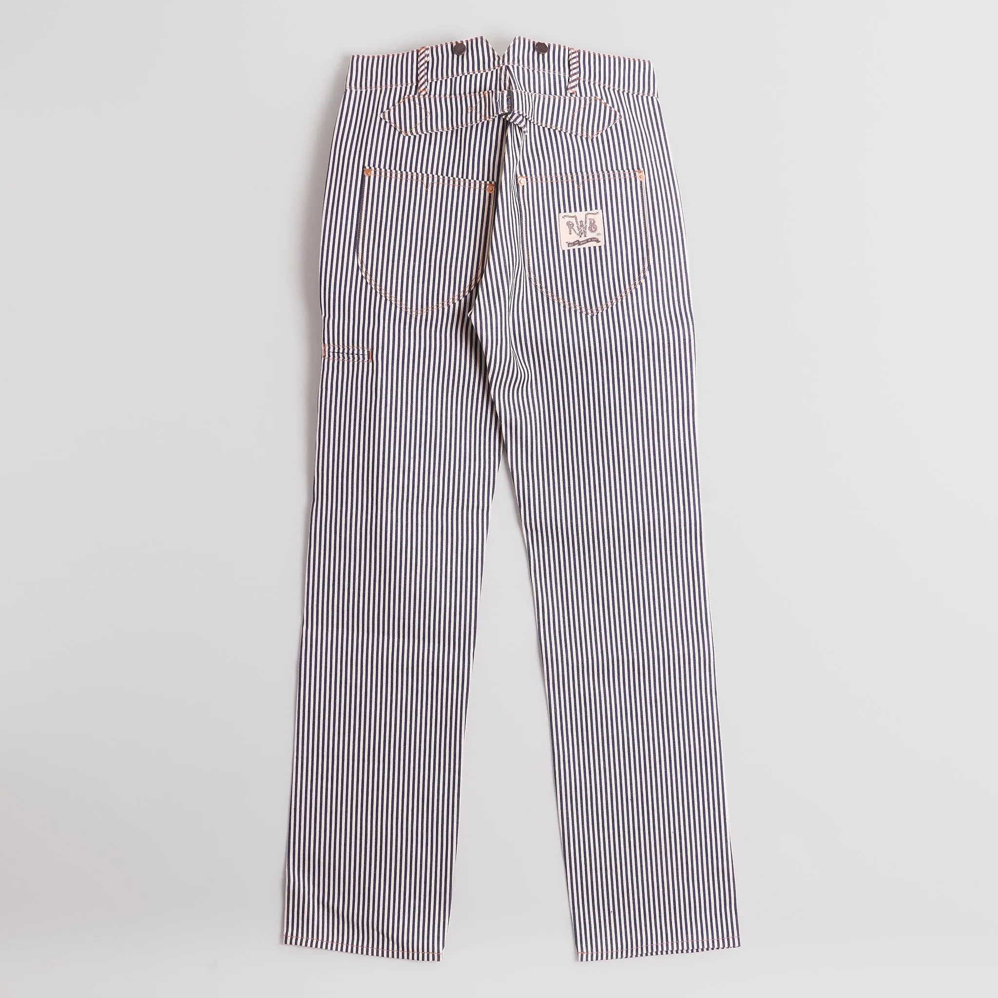 Red White Blue Striped Canvas 5-Pocket Pants sold by DeeCee style product image thumbnail 2