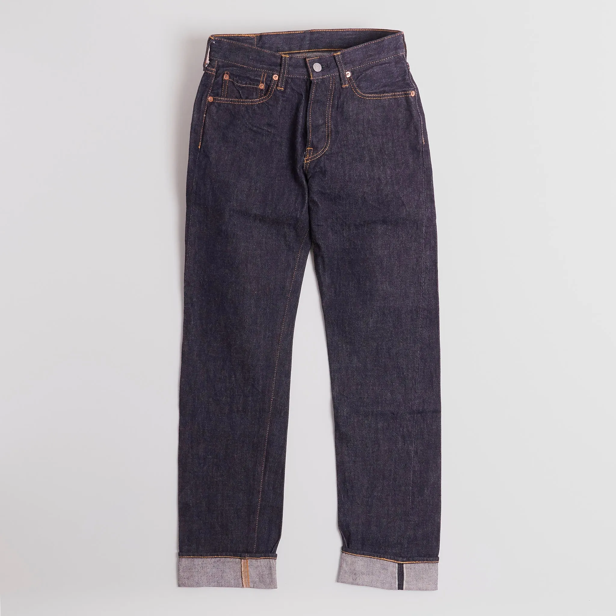 Studio D'Artisan 14oz. Tight Straight Selvage Denim Jeans sold by DeeCee style