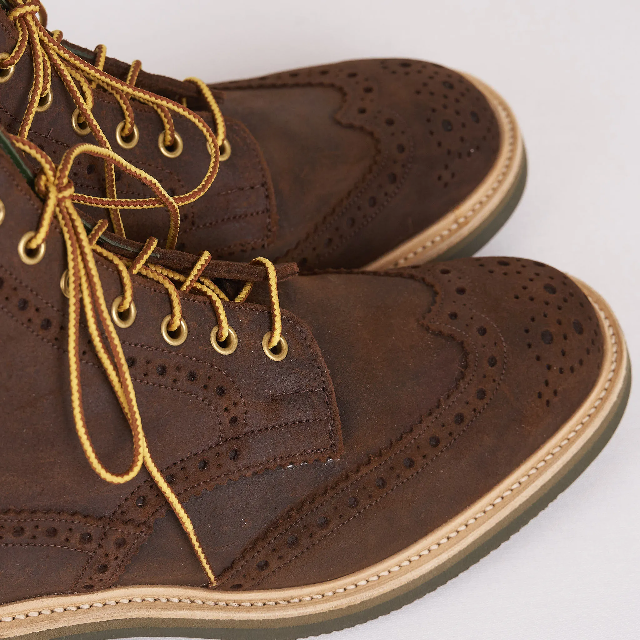 Trickers Suede Brogue Boot sold by DeeCee style product image thumbnail 5
