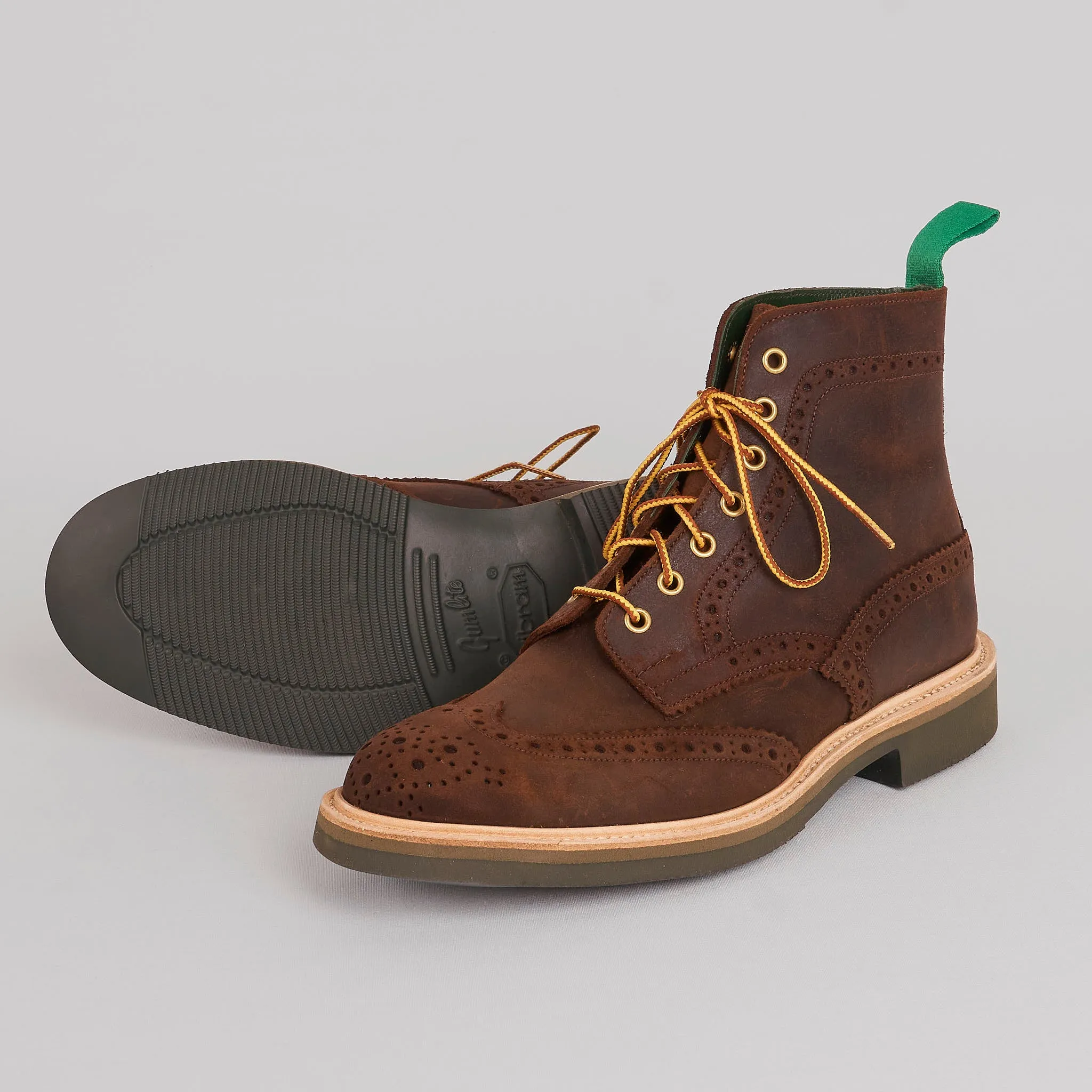 Trickers Suede Brogue Boot sold by DeeCee style product image thumbnail 2