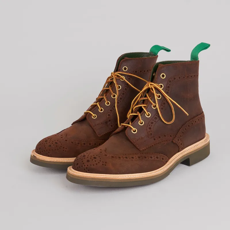 Trickers Suede Brogue Boot sold by DeeCee style