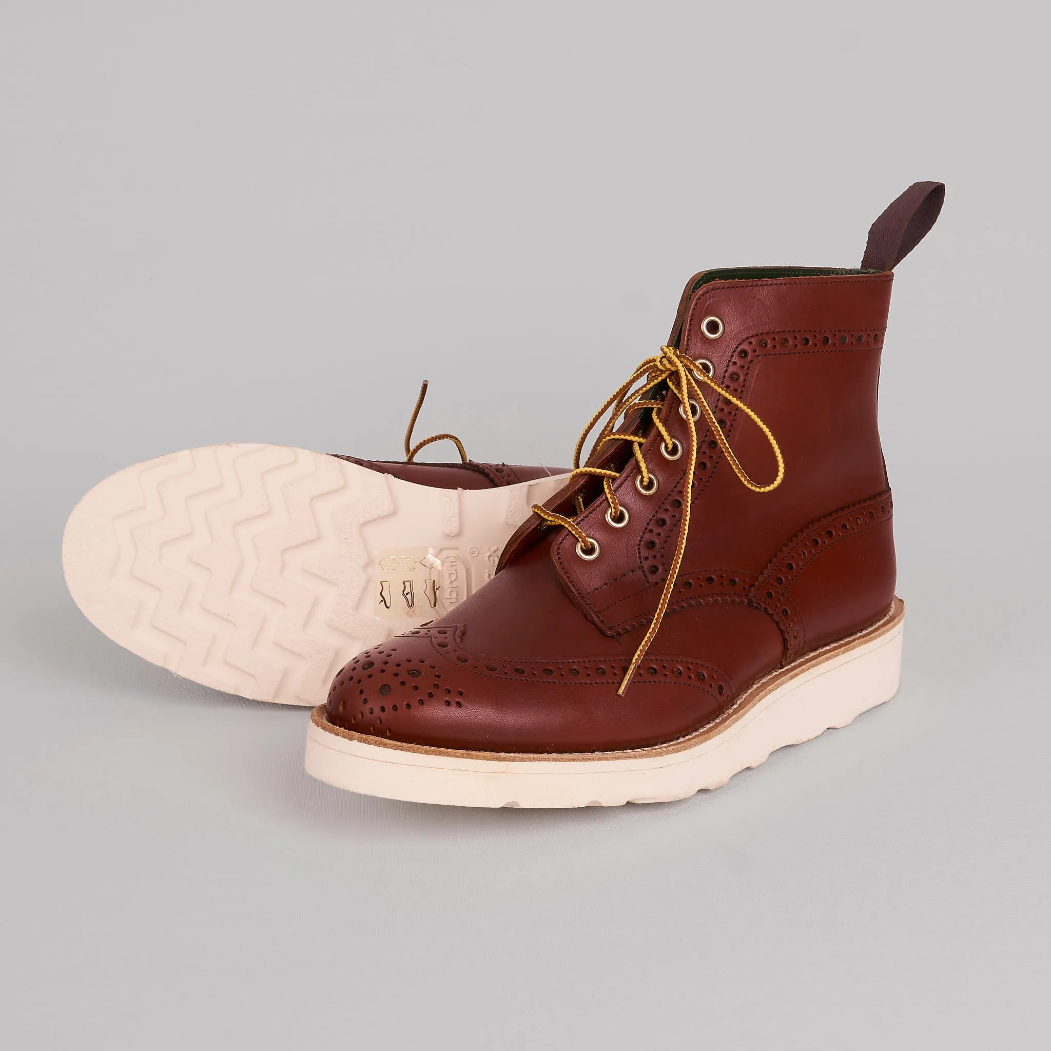 Trickers Waxy Brogue Boot sold by DeeCee style product image thumbnail 2